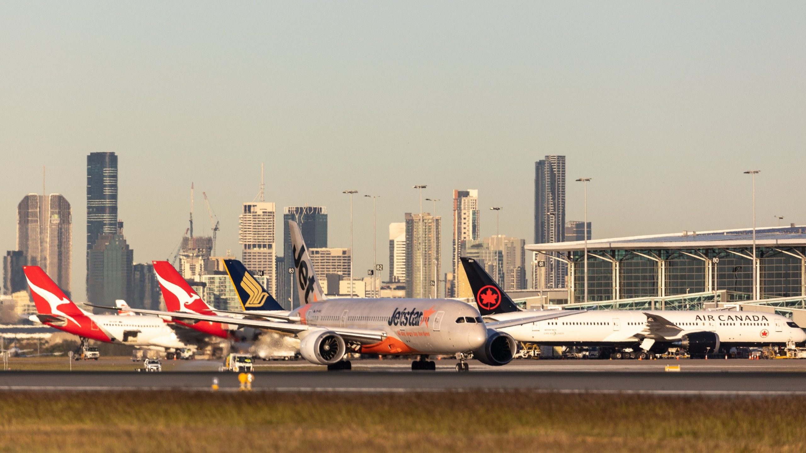 All'interno della nuova Escape Lounge all'aeroporto di Brisbane