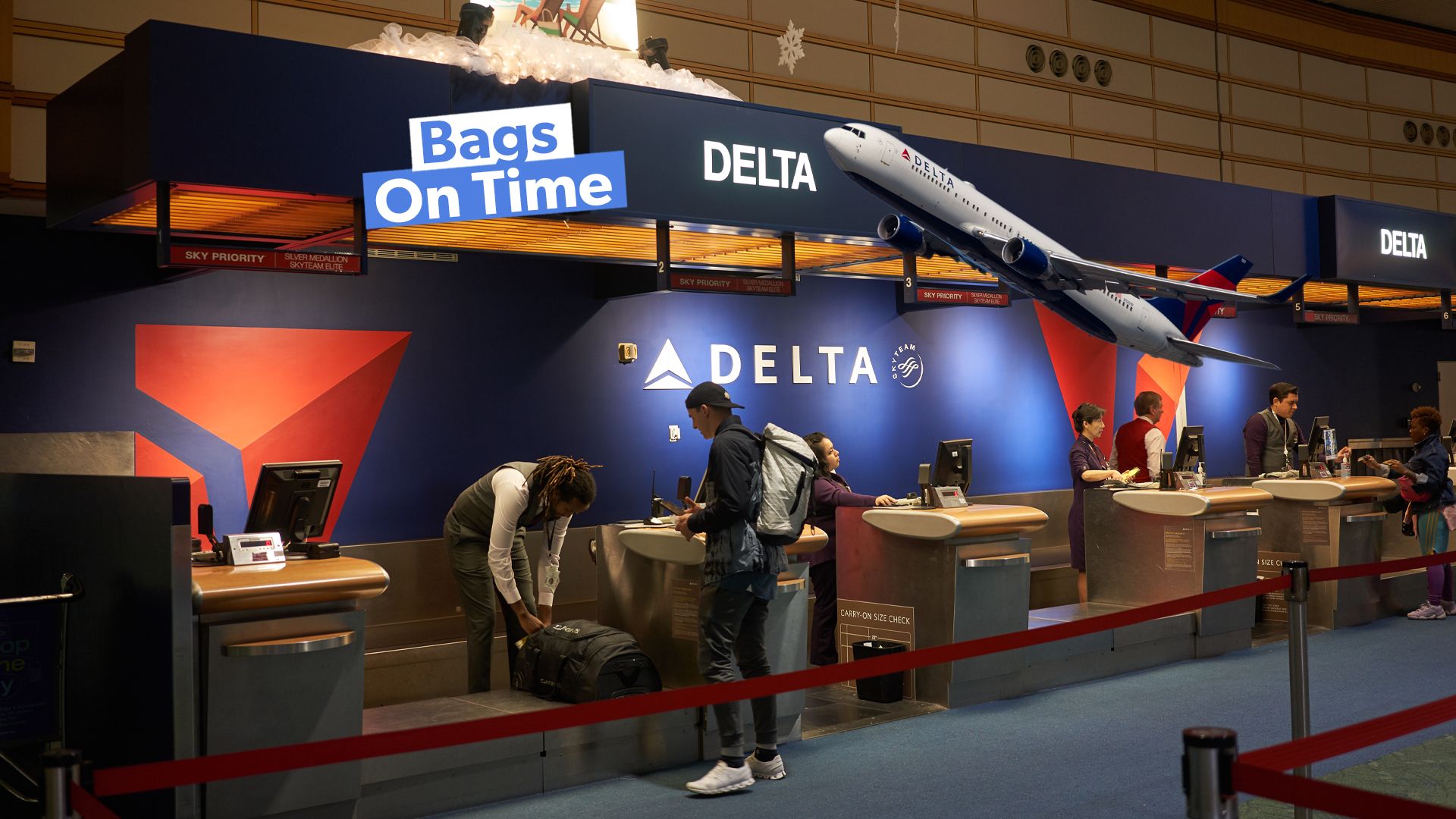 20 minutos: o compromisso de reivindicação de bagagem da Delta Air Lines explicou