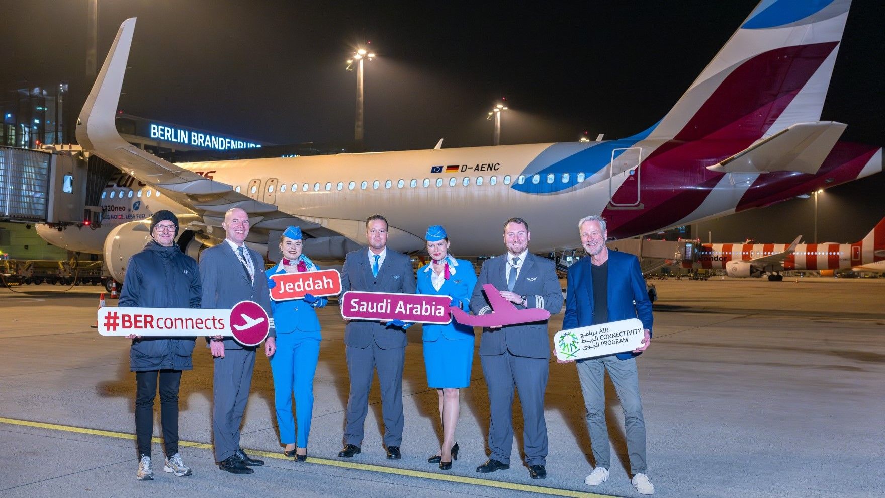 Eurowings lança voos de longo curso entre o aeroporto de Berlim Brandenburg e Jeddah