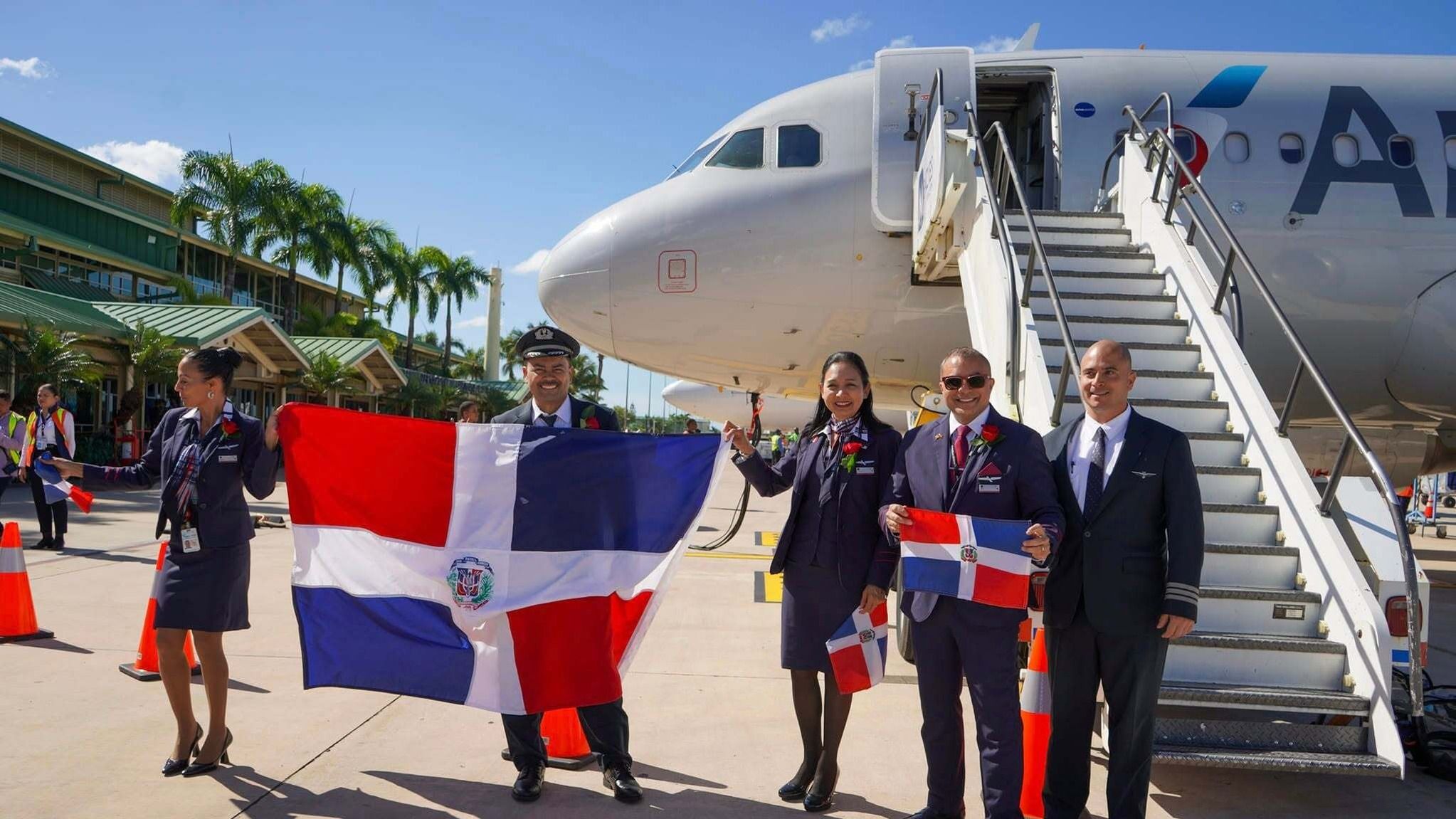 American Airlines inaugura vuelos Airbus A319 entre Miami y La Romana