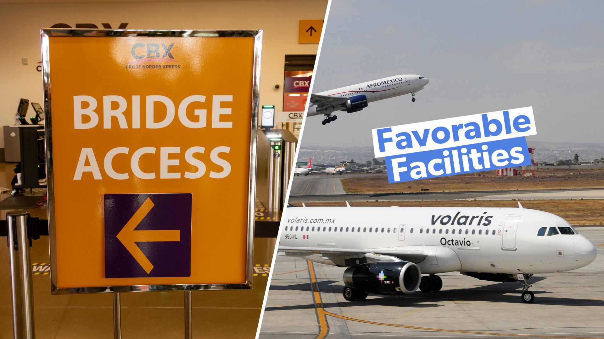 5 aeropuertos en la frontera entre Estados Unidos y México que se adaptan a los pasajeros de ambos países