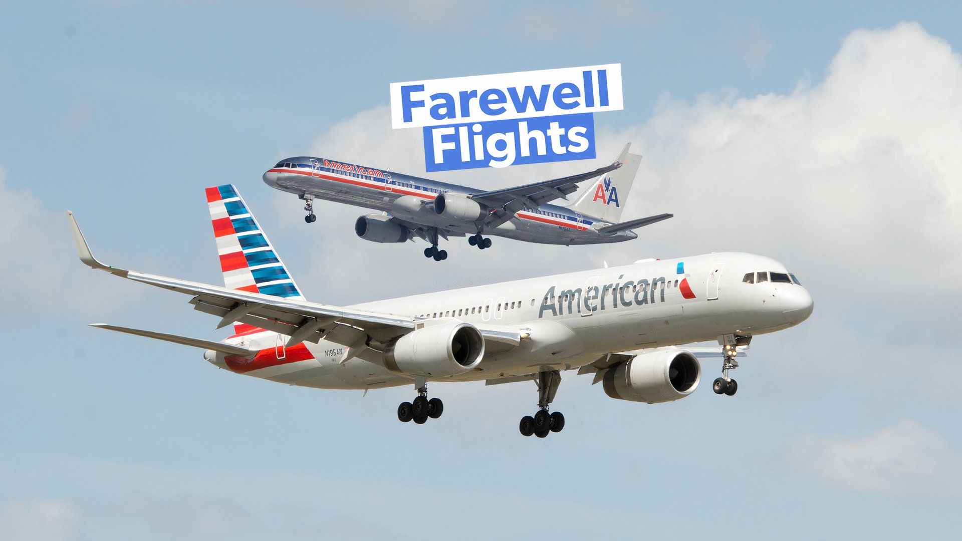 5 delle rotte dell'ultimo Boeing 757-200 di American Airlines