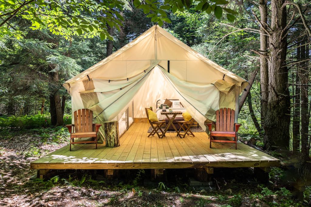 Glamping della costa orientale: le migliori scelte di stato