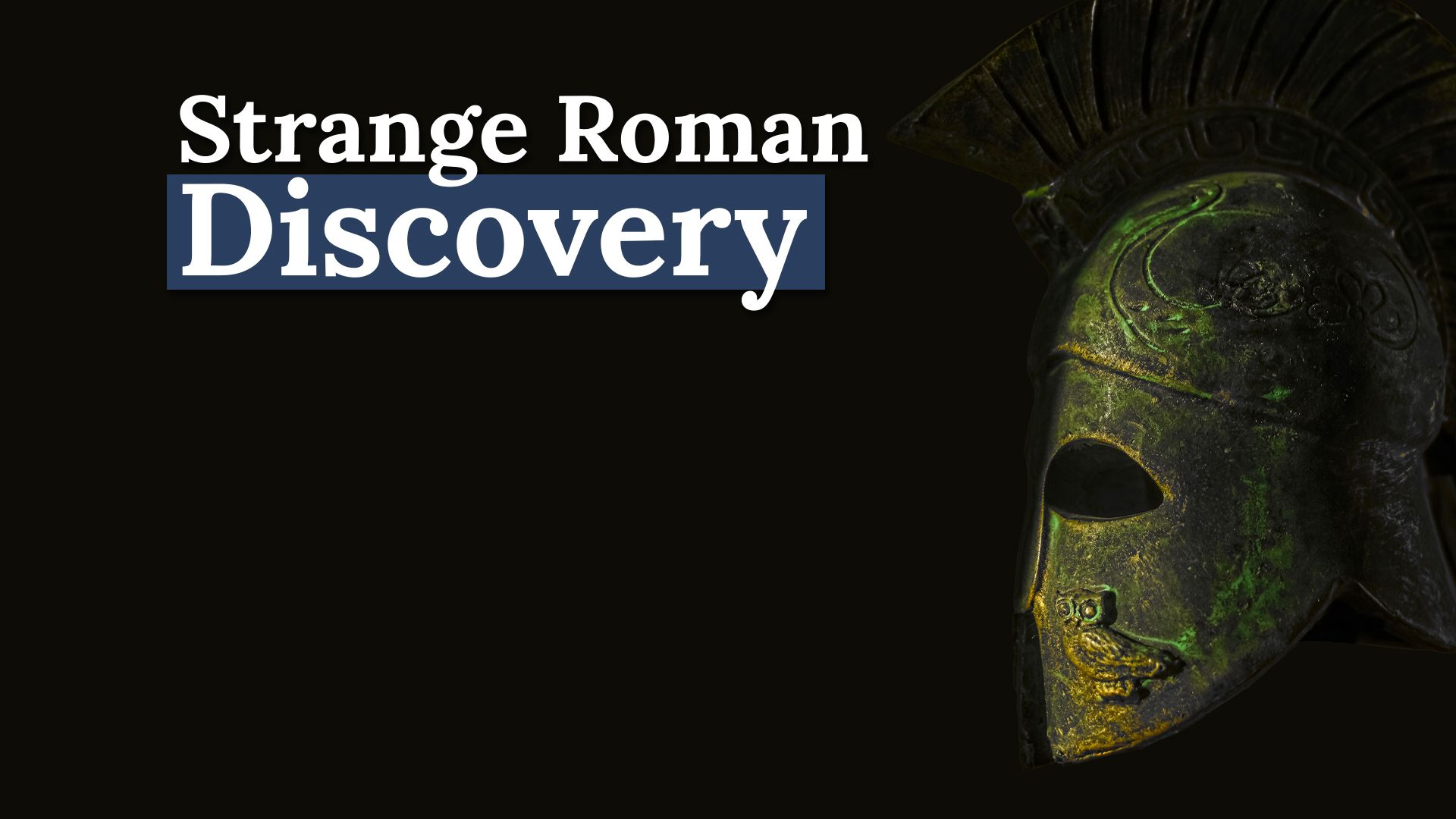 Le casque romain rare a été découvert dans un endroit étrange, mais ce n'est pas la partie la plus étrange à ce sujet