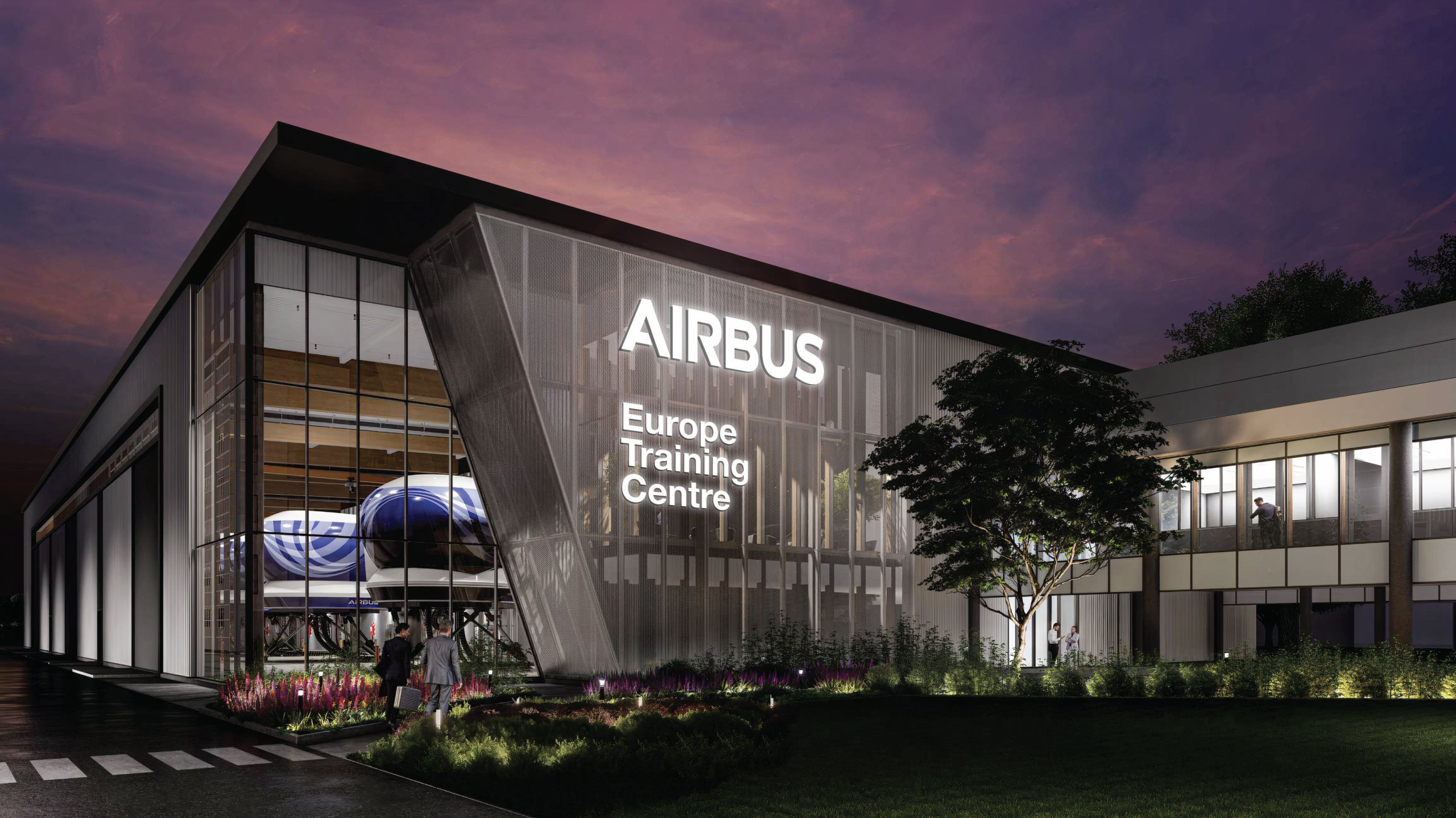 Airbus créant un nouveau campus de formation et d'opérations de vol