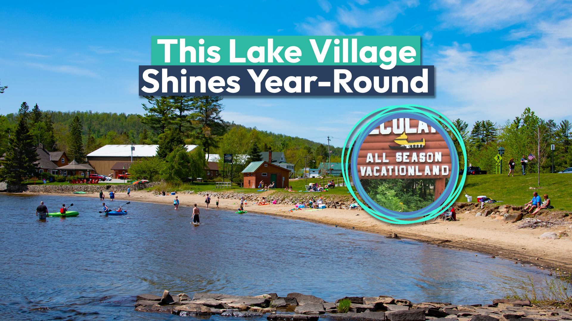 «All-Season Vacationland» est un village de lac Adirondack sous-estimé mais pittoresque peu importe le mois