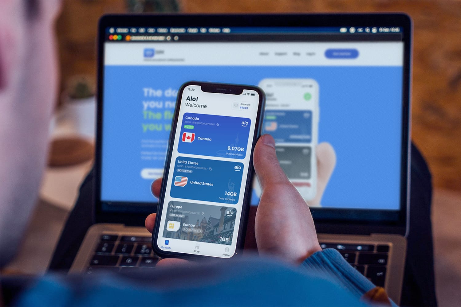 Revisão de Alosim: dados instantâneos de viagem ESIM em mais de 130 países
