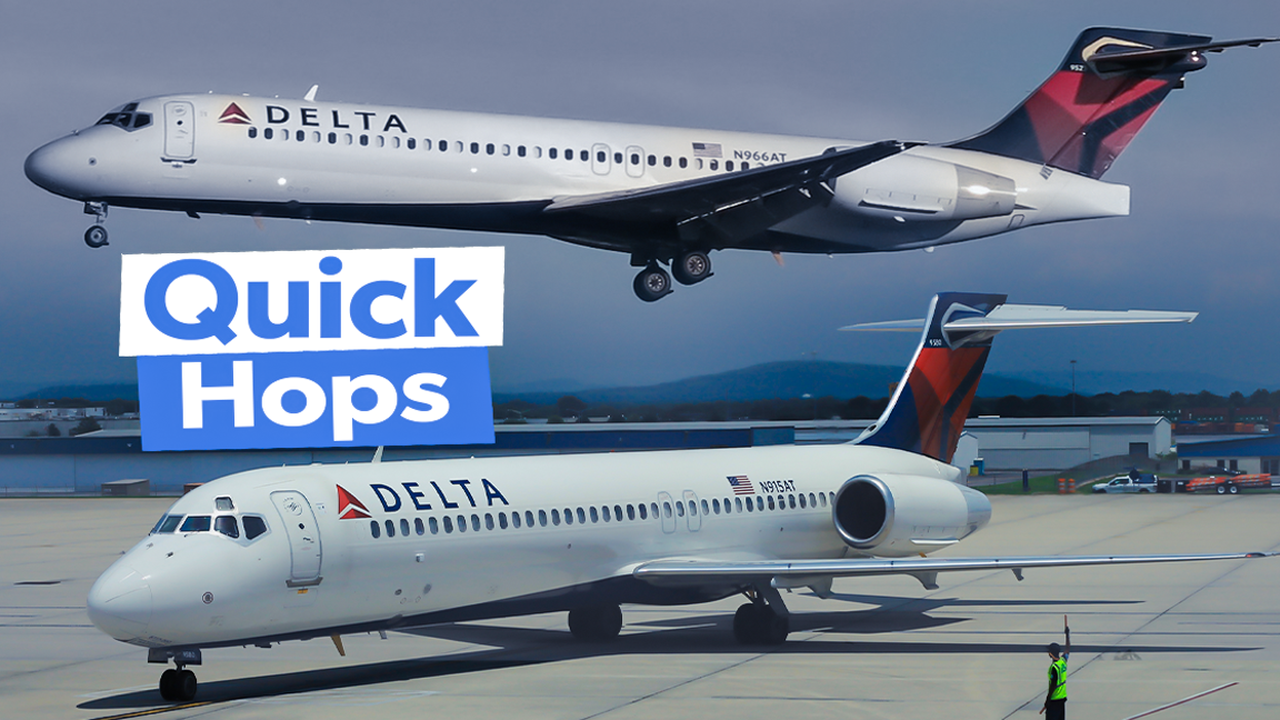 Top 5: Ce sont les routes Boeing 717 les plus courtes de Delta Air Lines