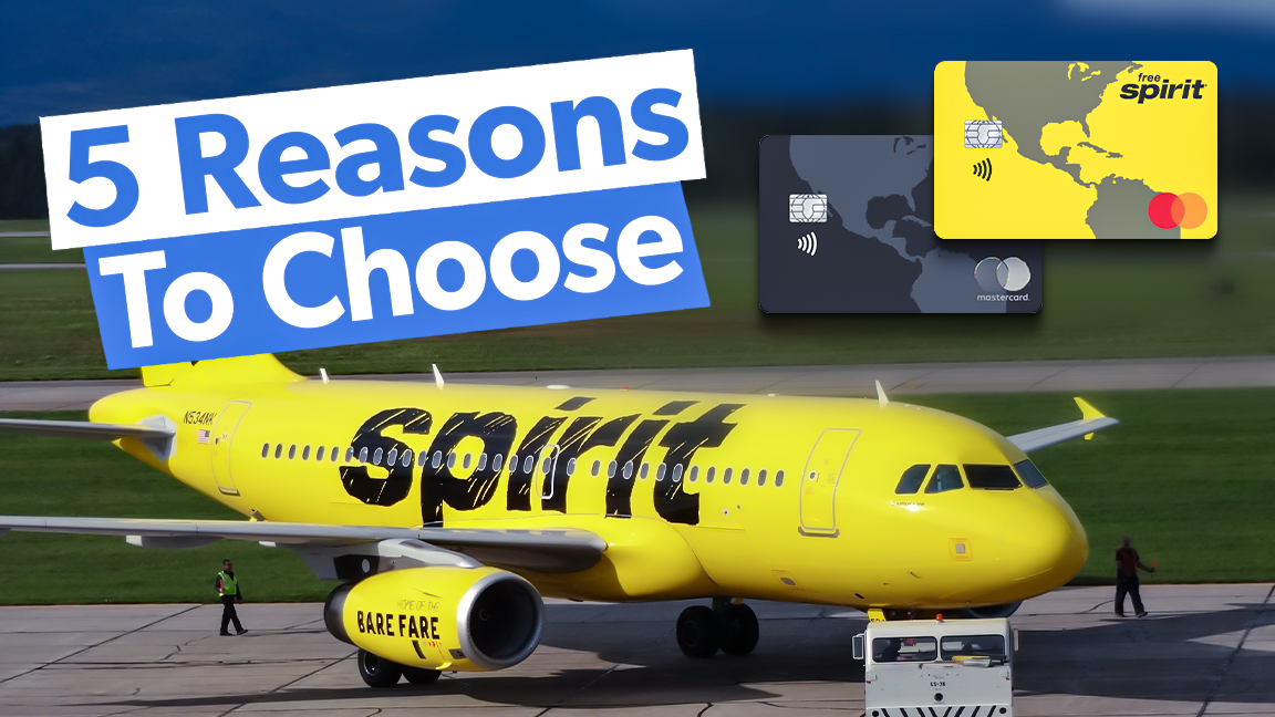5 razões para escolher o programa de fidelidade do espírito livre da Spirit Airlines