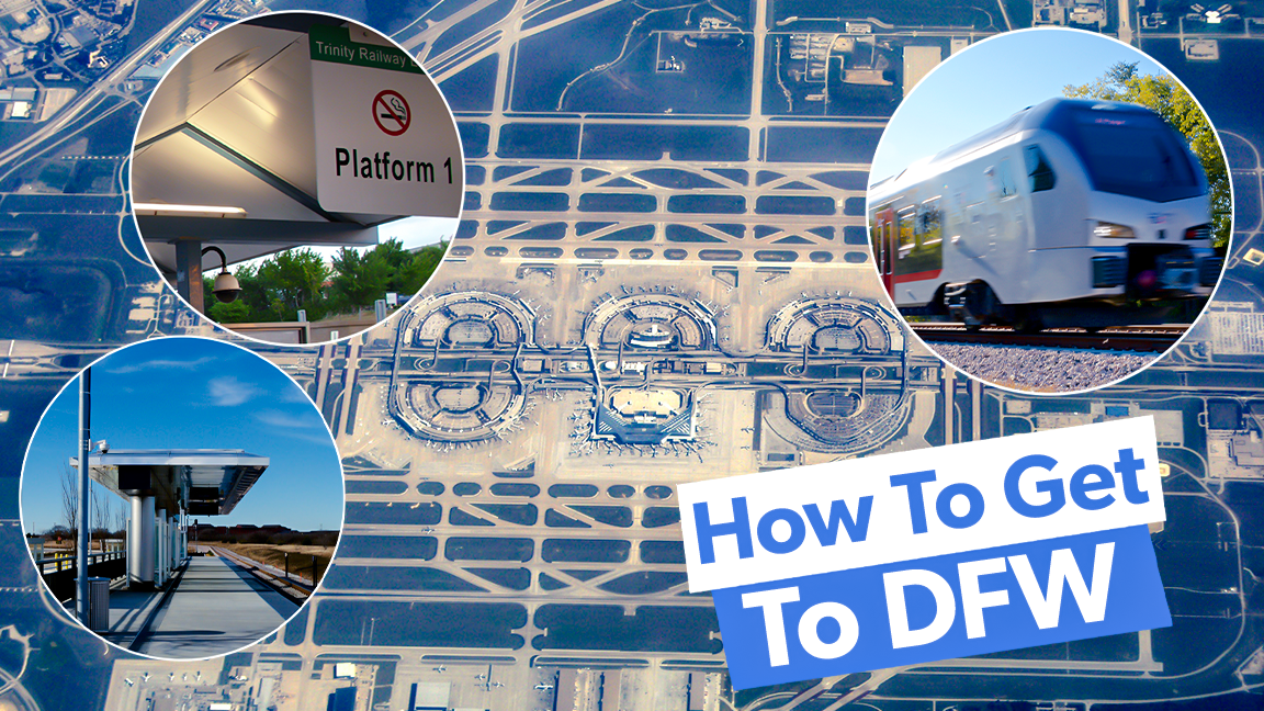 Dallas Fort Worth International: Comment les passagers peuvent accéder à l'aéroport en utilisant les transports publics