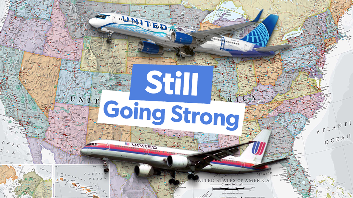 Análisis: las 5 mejores rutas Boeing 757-200 de United por longitud