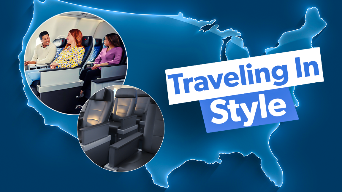 Economia Premium: Estas são as transportadoras dos EUA a voar para obter espaço extra sem tarifas de alta classe executiva