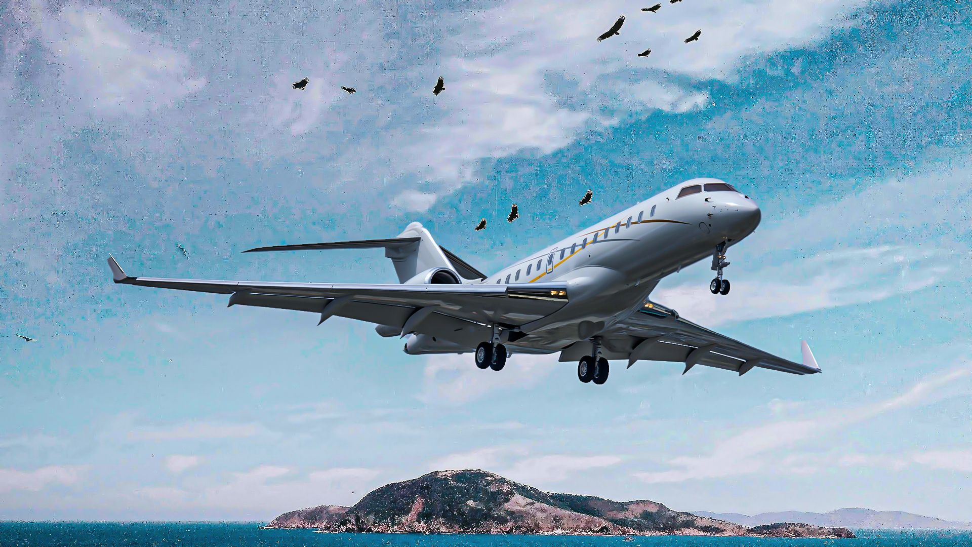 Uma quebra dos custos operacionais do Bombardier Global 6000