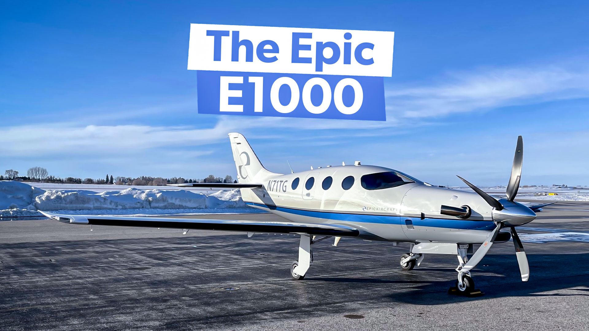 Diseñado a partir de un aeronave del kit: el Epic E1000