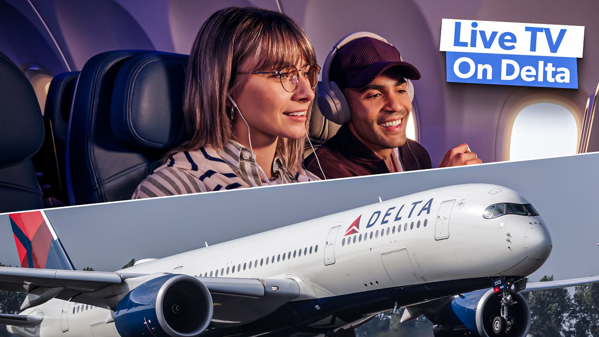 Entonces y ahora: La historia de la oferta de TV en vivo de Delta Air Lines