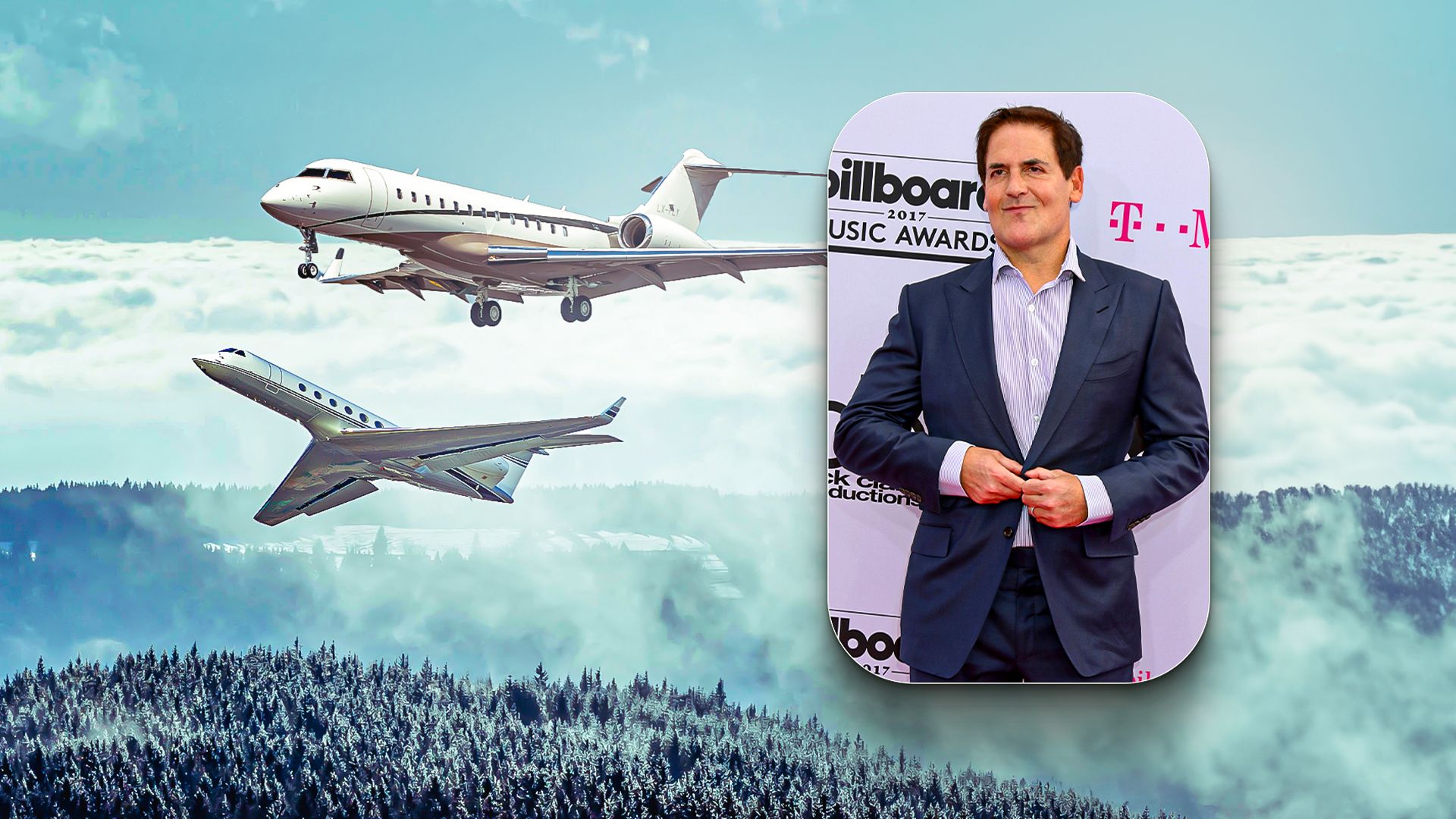Voyage des célébrités: à l'intérieur des Jets privés de Mark Cuban
