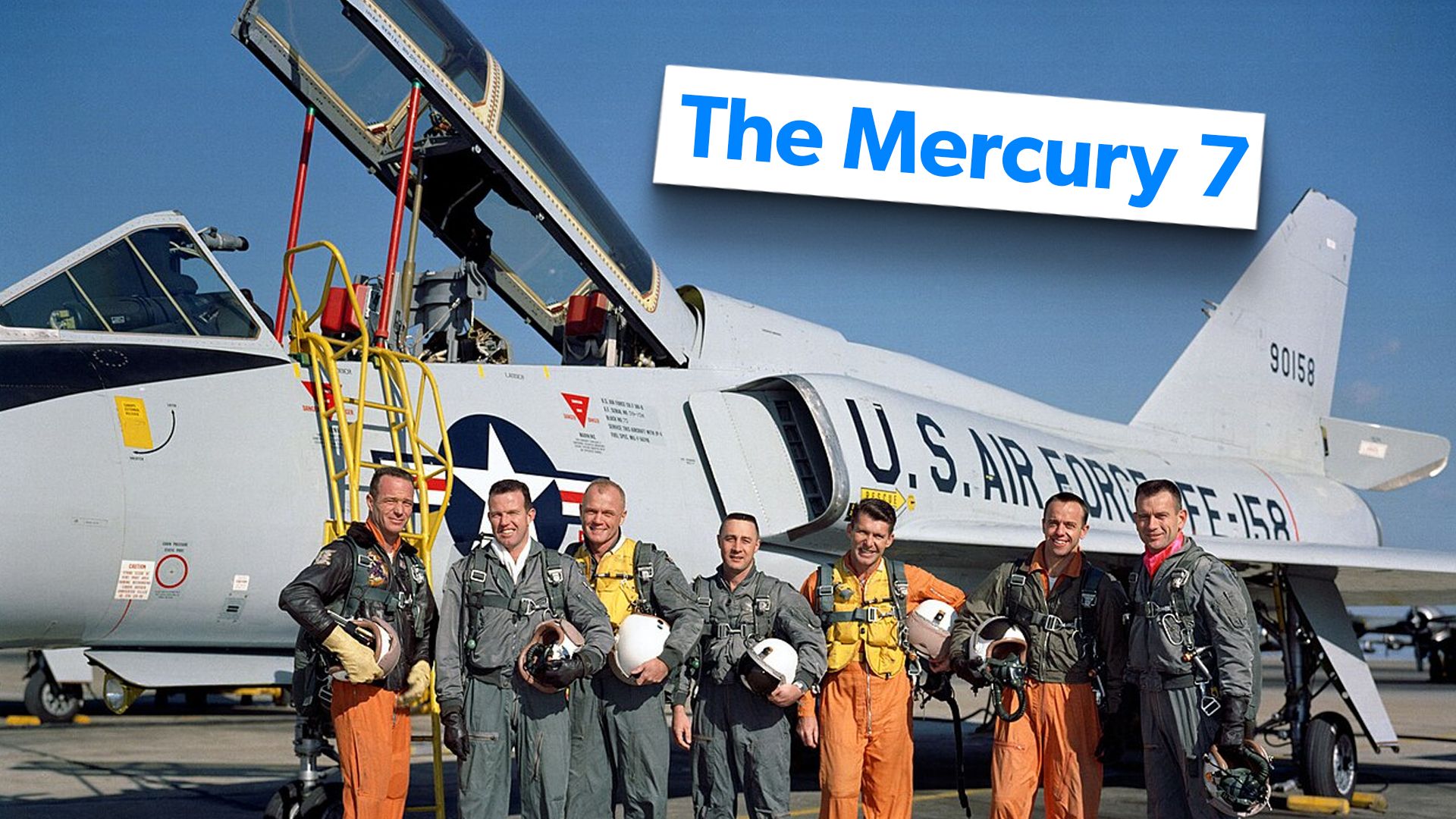 NASA Mercury 1ère classe: les 7 pilotes de test américains durs qui ont fait l'histoire dans l'espace