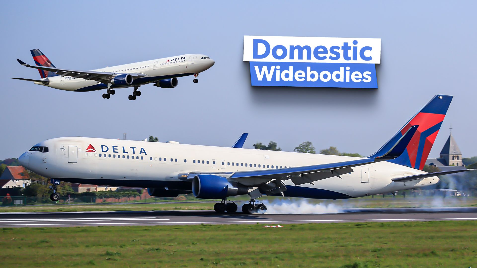 Widebodies domésticos: por que a Delta voa jatos de gêmea entre Atlanta e Flórida
