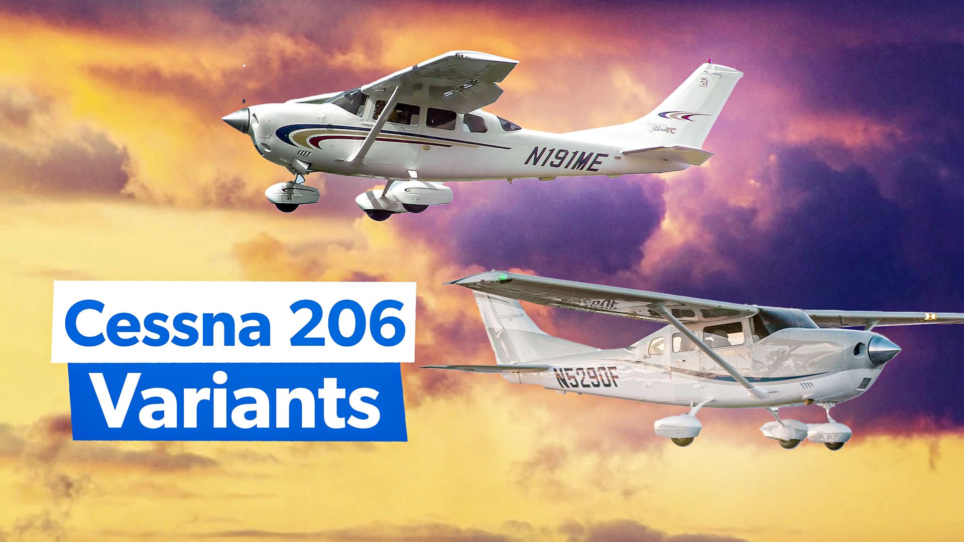 Les 5 variantes Cessna 206 différentes