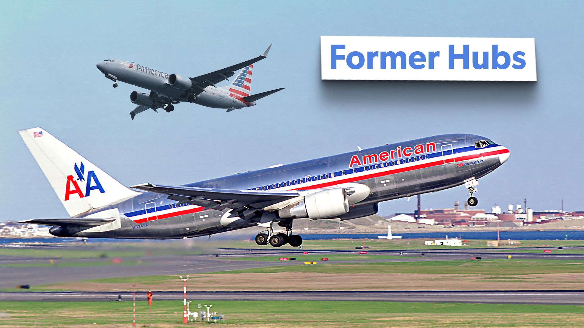 Histoire: 6 aéroports American Airlines servait de hubs