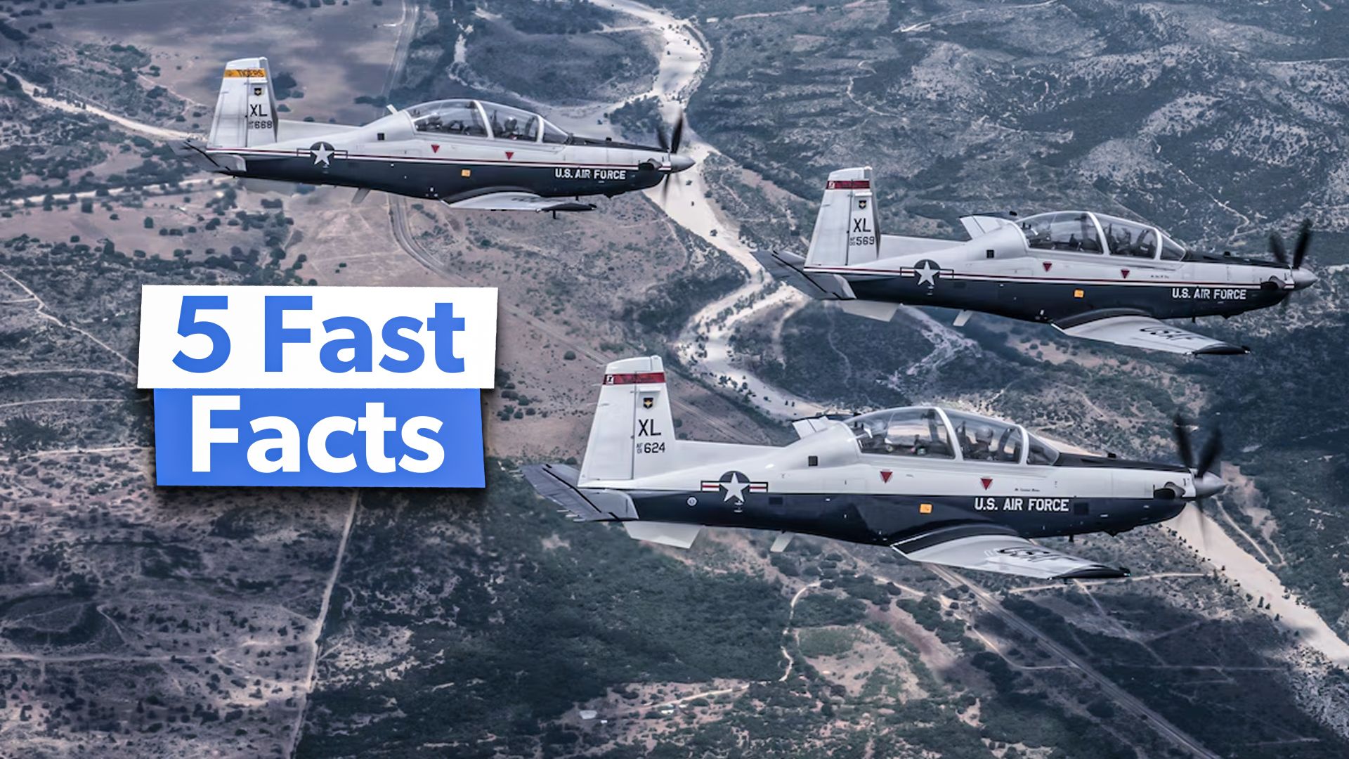 5 fatos rápidos no T-6 Texan II Air Force Trainer