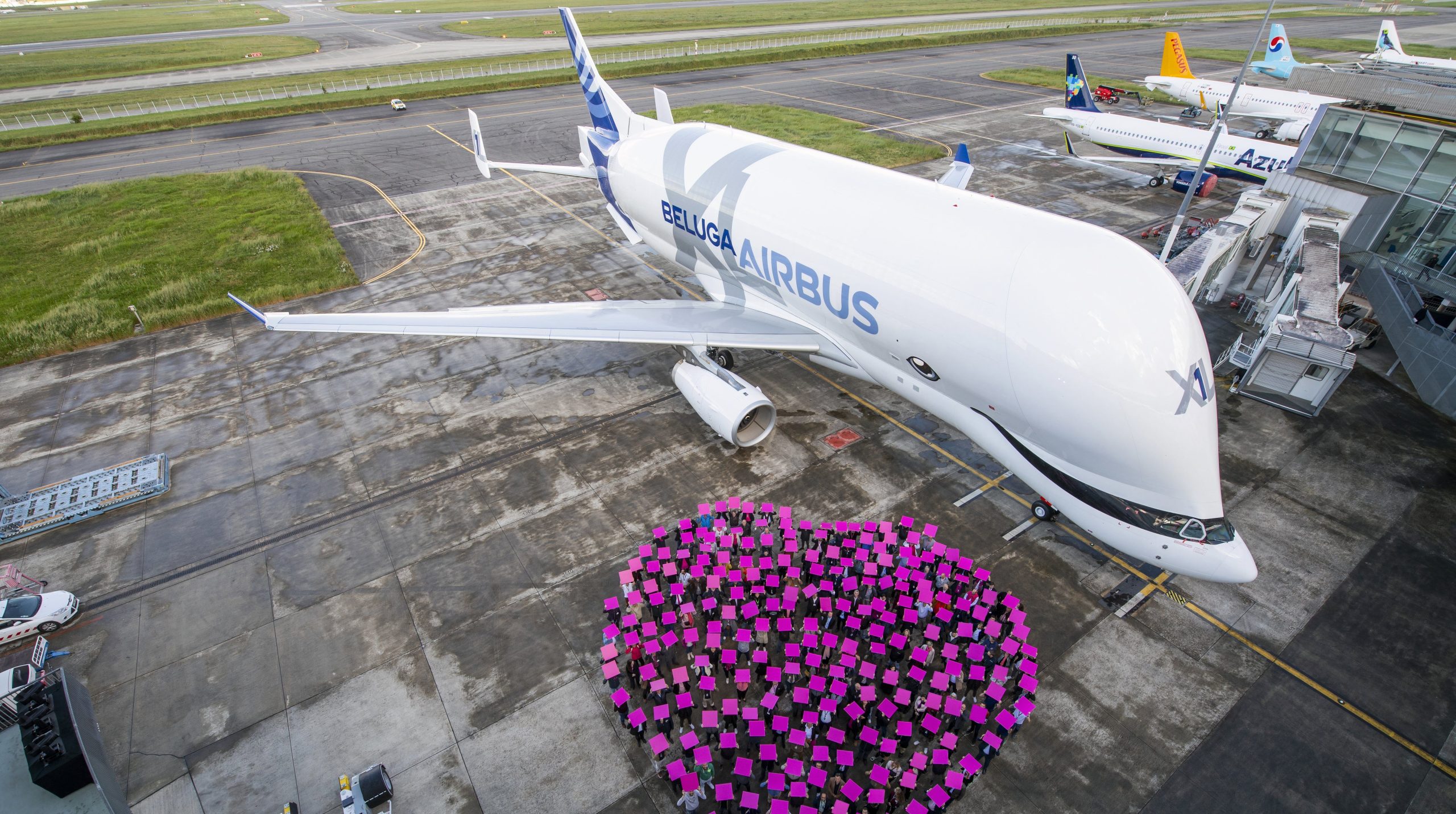 Airbus completa a entrega de aeronaves finais de carga Belugaxl