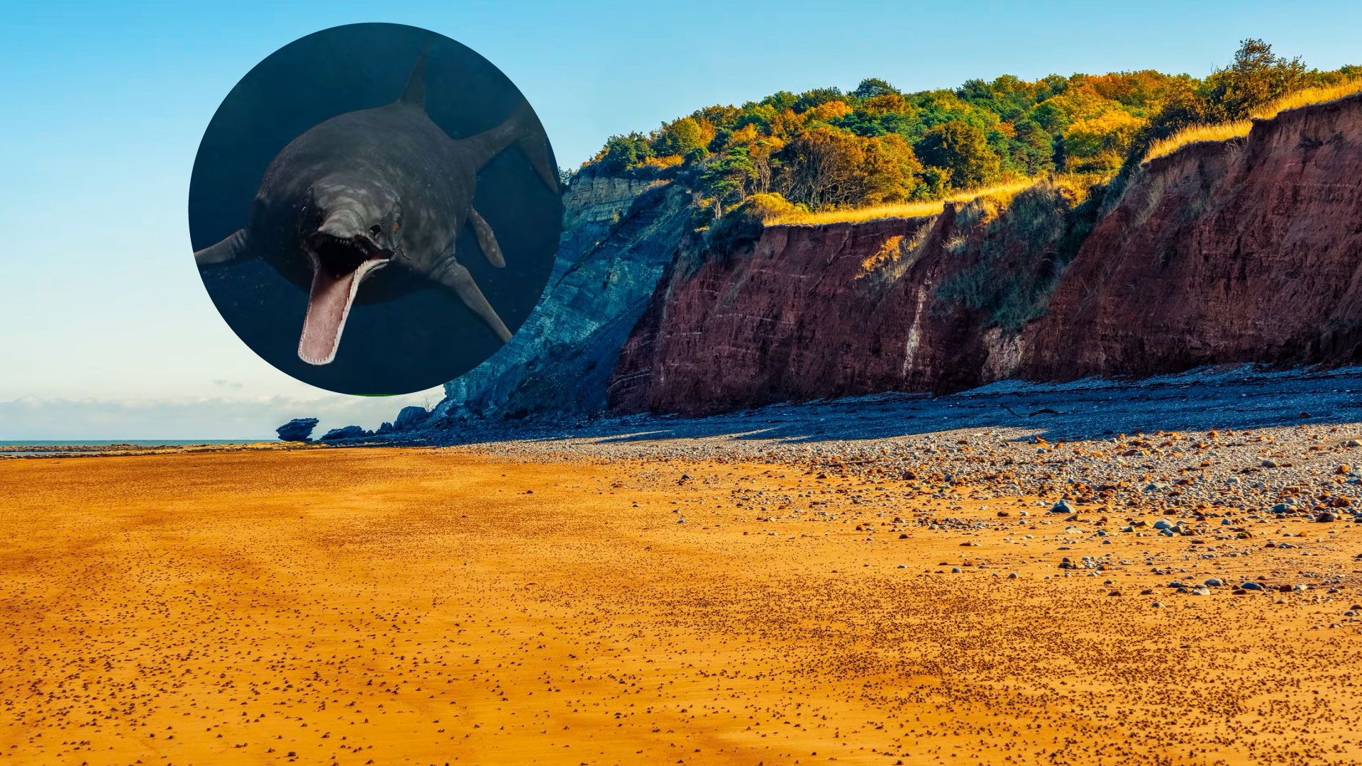 O maior réptil marinho de todos os tempos foi descoberto acidentalmente por um garoto de 11 anos