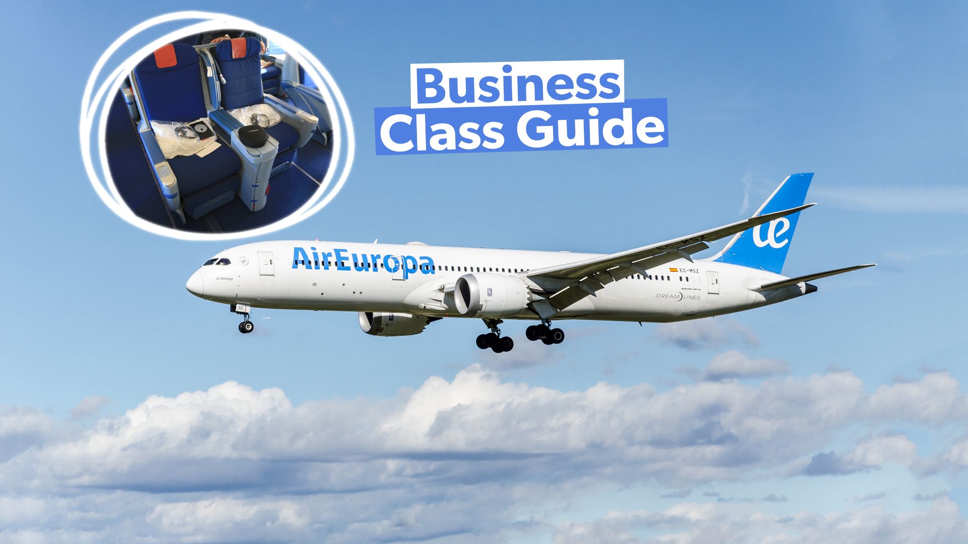 Clase ejecutiva en Air Europa: Esto es lo que obtienes