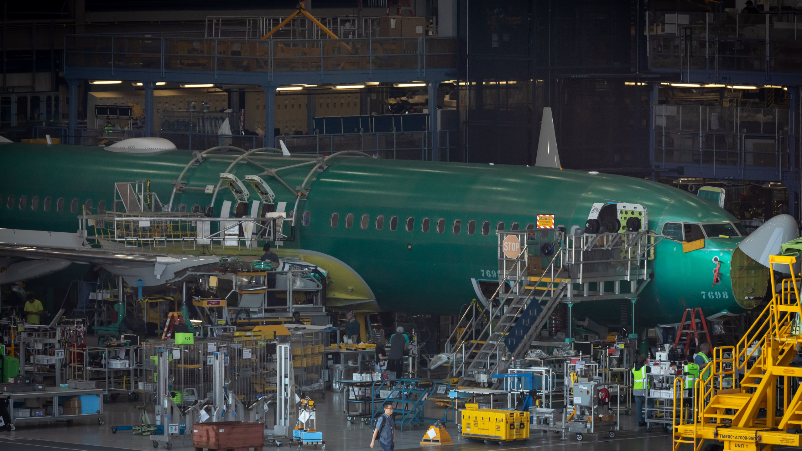 NTSB envía un equipo de rendimiento humano a Boeing 737 Max Factory