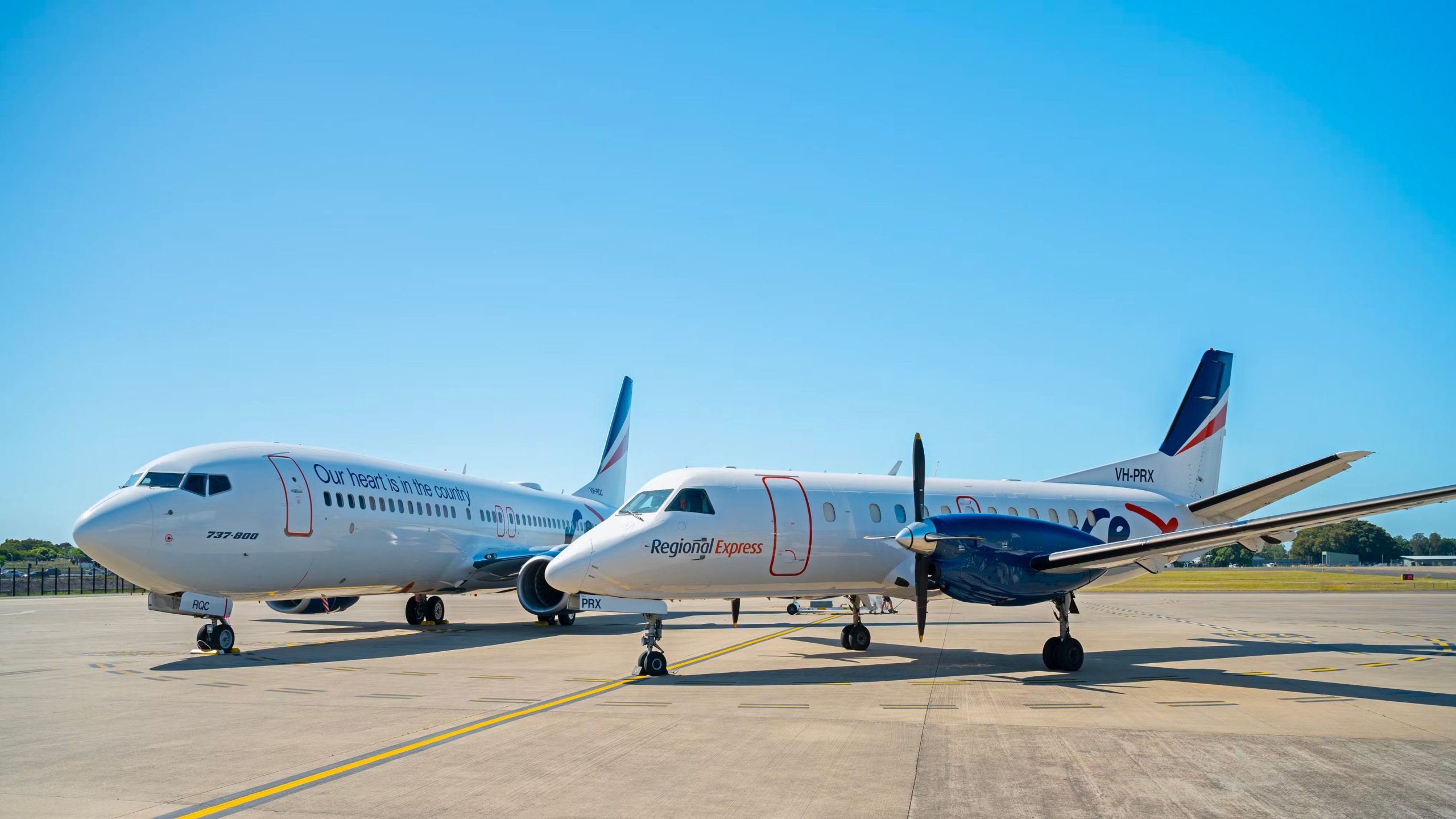 O Boeing 737s e a Saab 340 da Rex mantêm a coroa aérea mais confiável da Austrália
