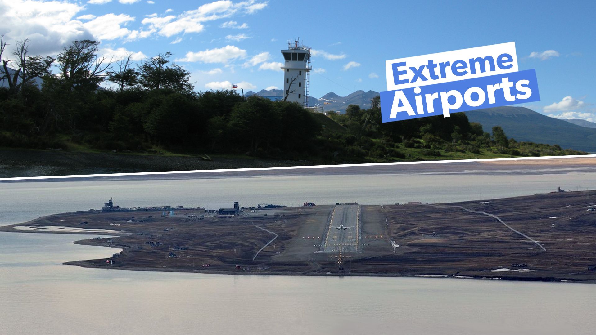 Comparado y contrastado: los aeropuertos más septentrionales y más meridionales del mundo