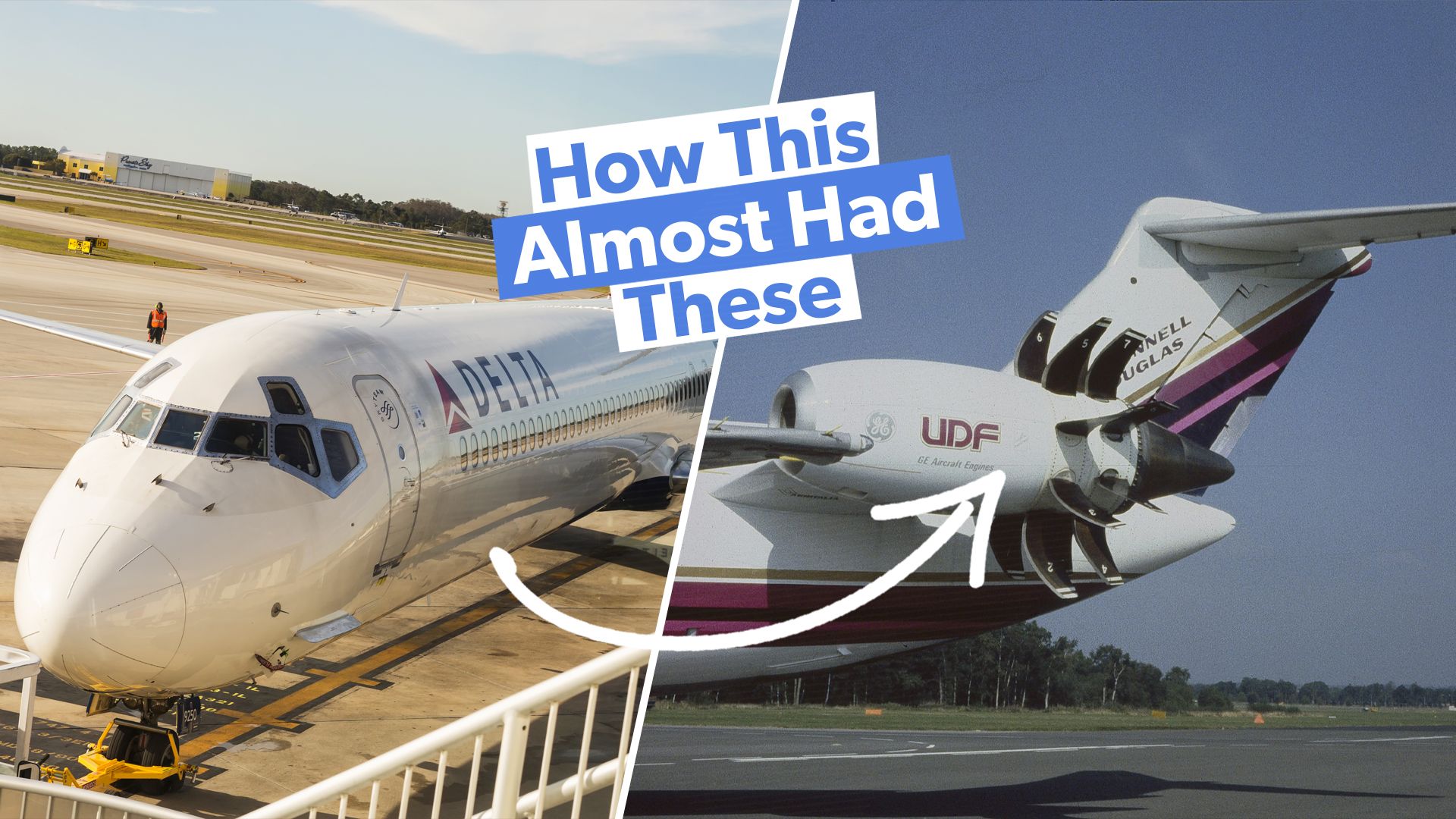 Sabía que McDonnell Douglas consideró impulsar el MD-90 con motores Propfan