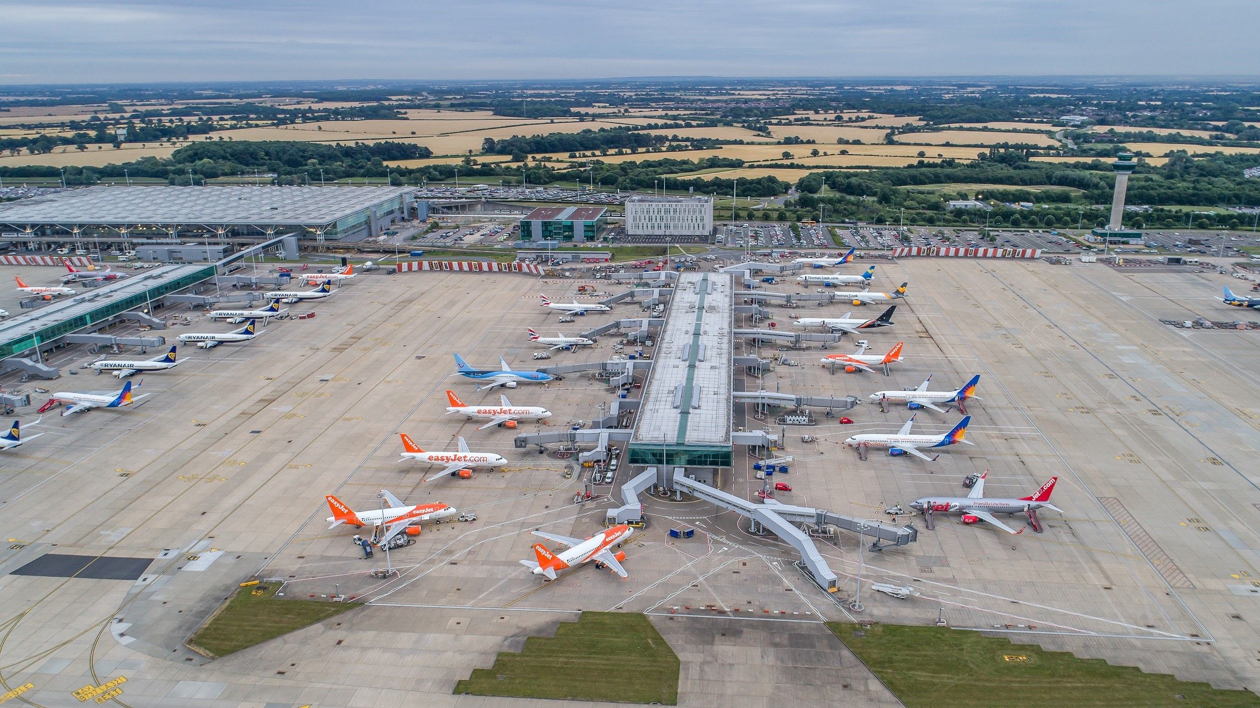 Cómo London Stansted planea crecer en una sola pista