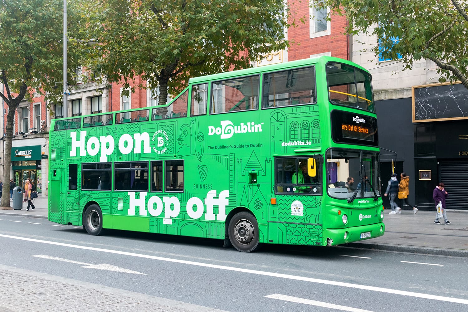 3 meilleures visites en bus de Hop-on Hop-off à Dublin