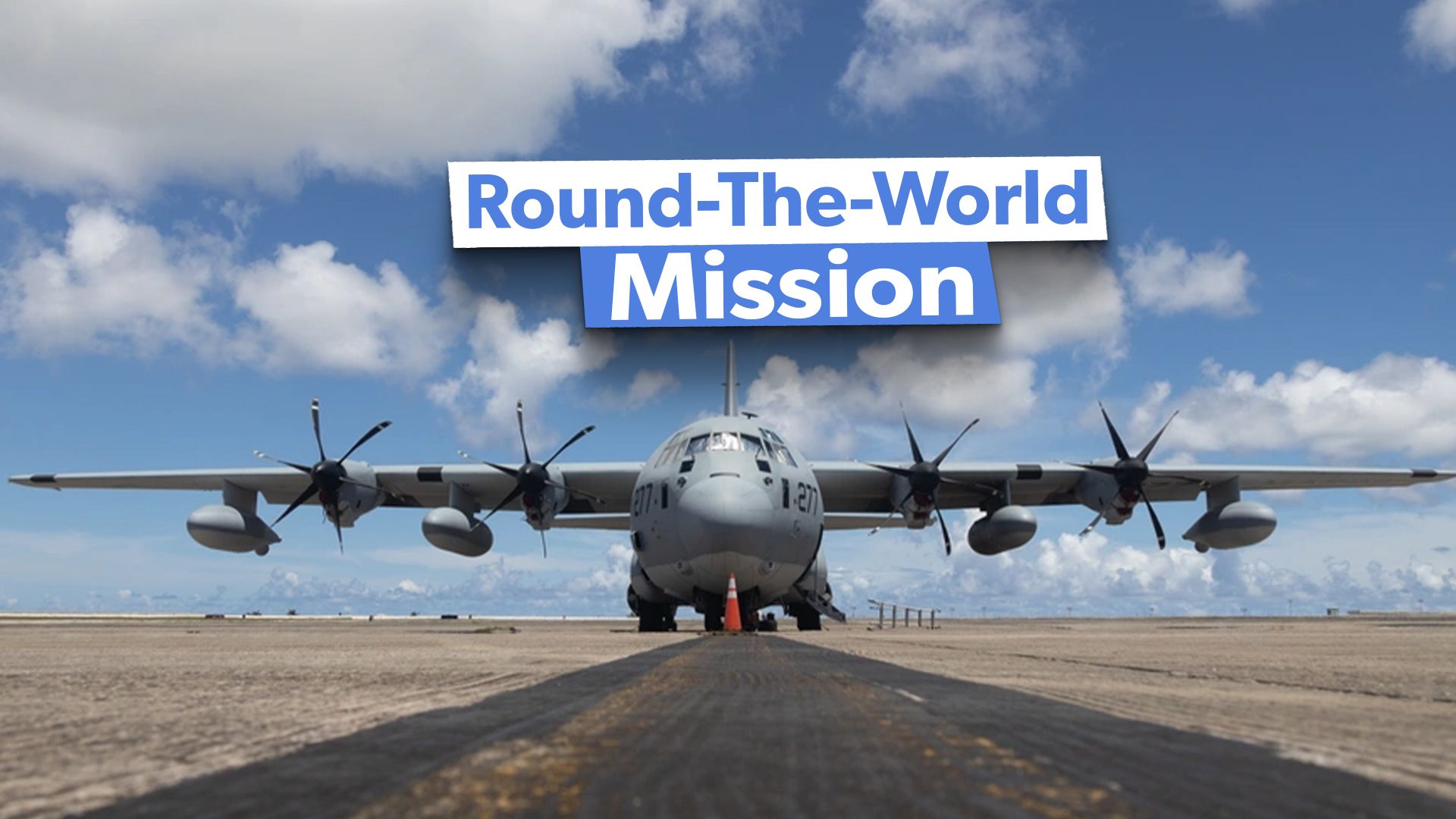 Dans Pictures: US Marine KC-130J Le ravitaillement du ravitaillement termine la mission ronde-le-monde aidant l'Afrique