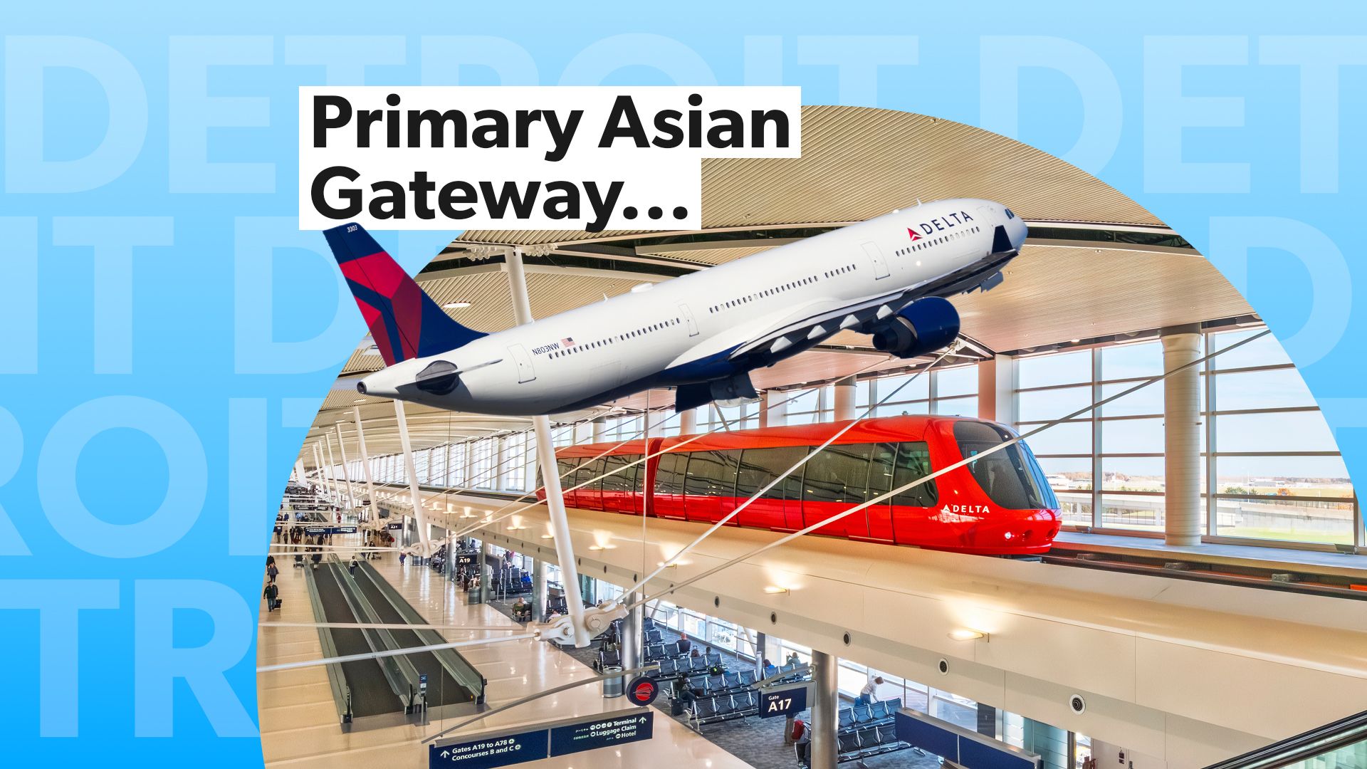 Tudo o que você deve saber sobre o hub Detroit da Delta Air Lines