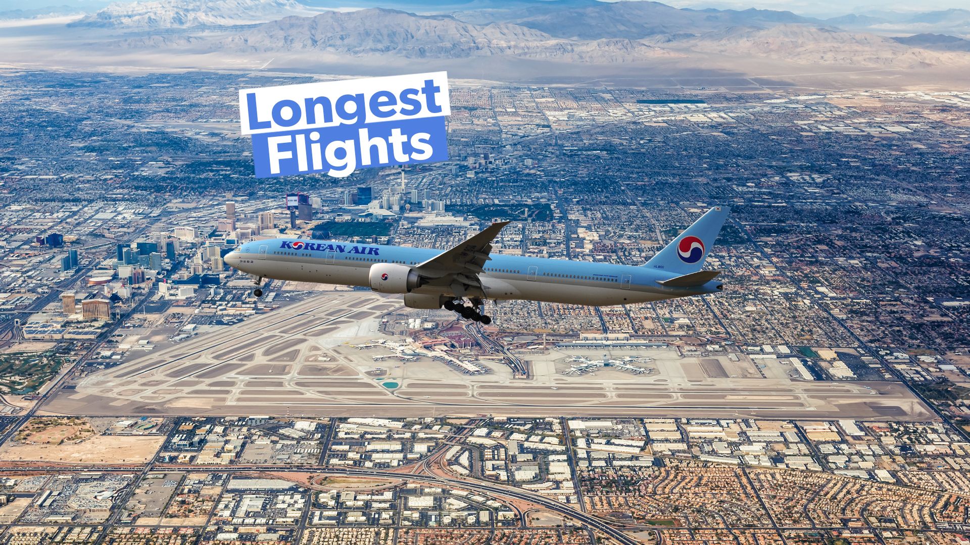 Examiné: les plus longues routes à l'étranger de l'aéroport international de Harry Reid en décembre