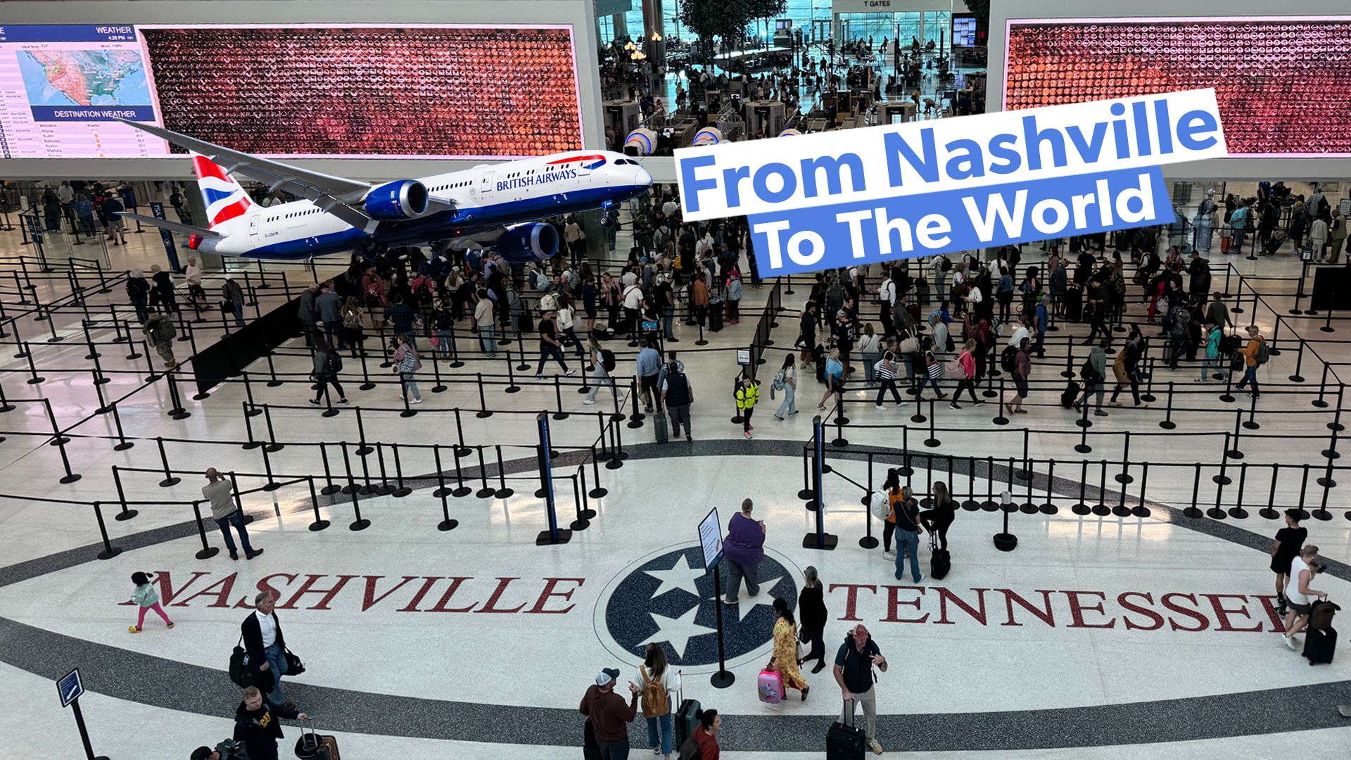 Examinado: as 5 companhias aéreas que operam voos internacionais de e para Nashville em novembro em novembro