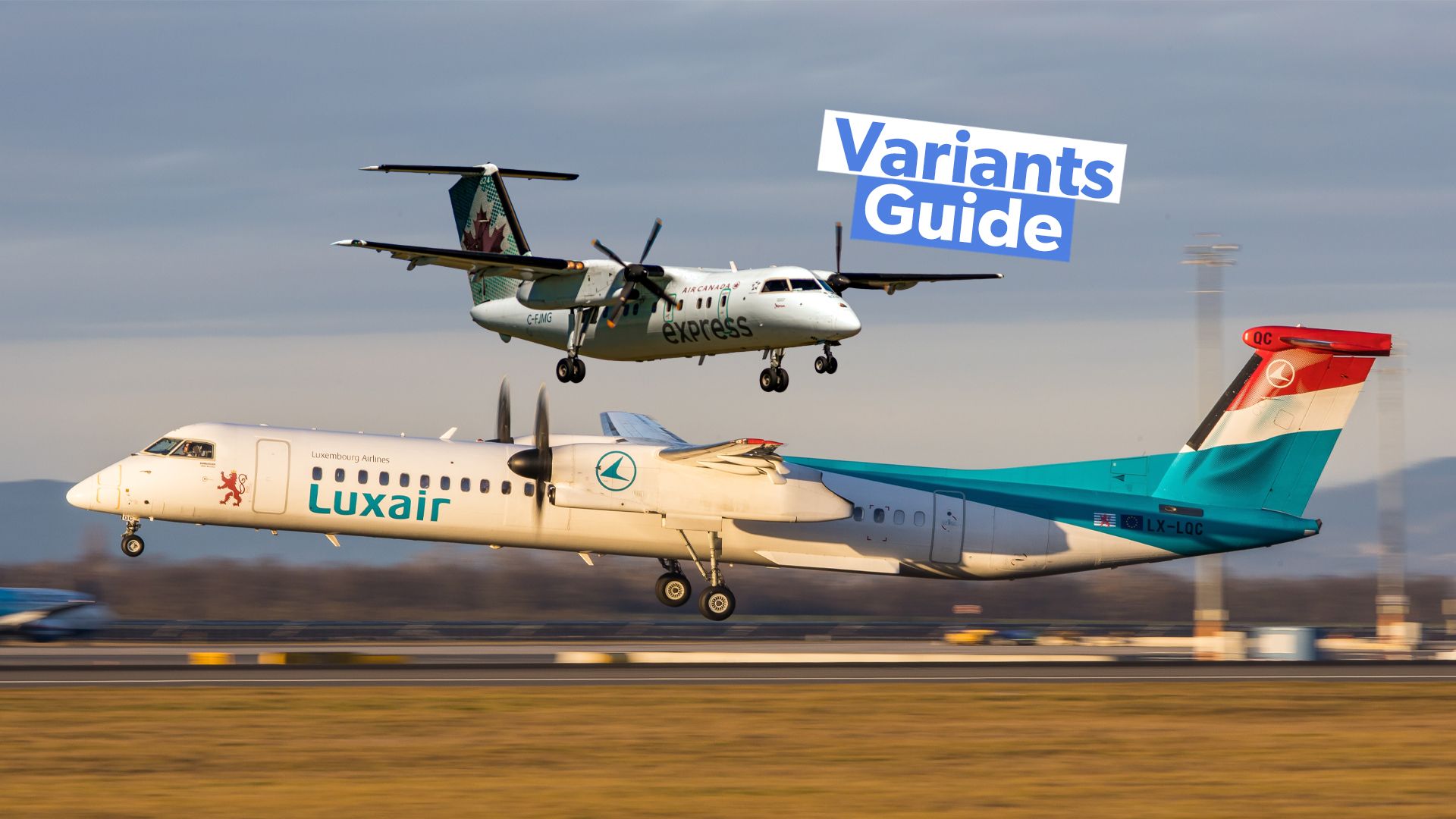 Esaminati: le 4 varianti che compongono la famiglia a turborop di De Havilland Canada Dash 8