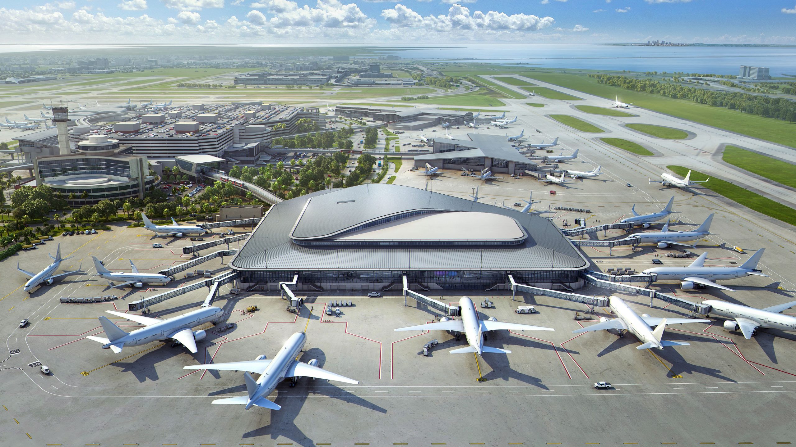 En imágenes: el futuro Airside D de $ 1.5 mil millones del Aeropuerto Internacional de Tampa