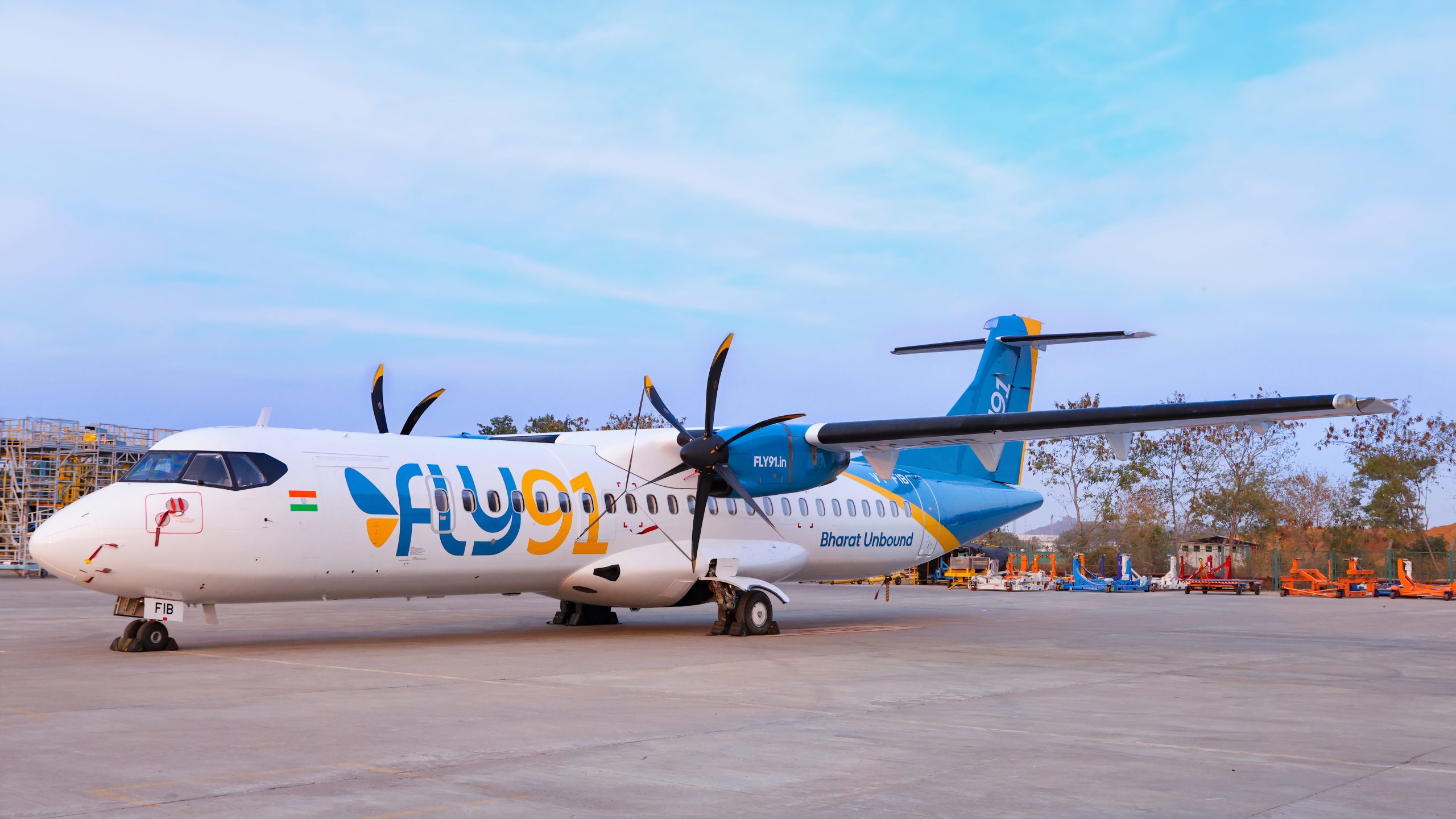 ATR admite la India FLY91 ATR 72-600 con mantenimiento global