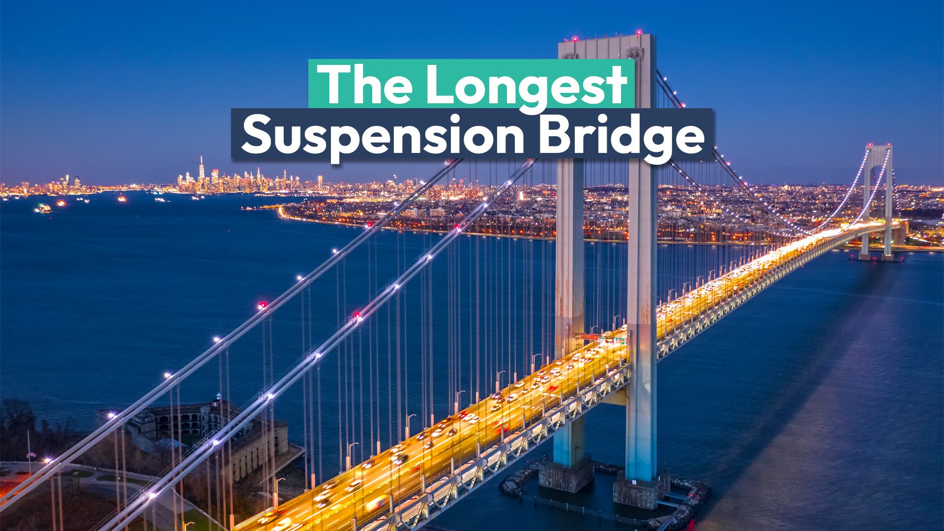 A "Golden Gate Bridge" de Nova York é mais longa e conecta dois dos destinos mais icônicos de Nova York