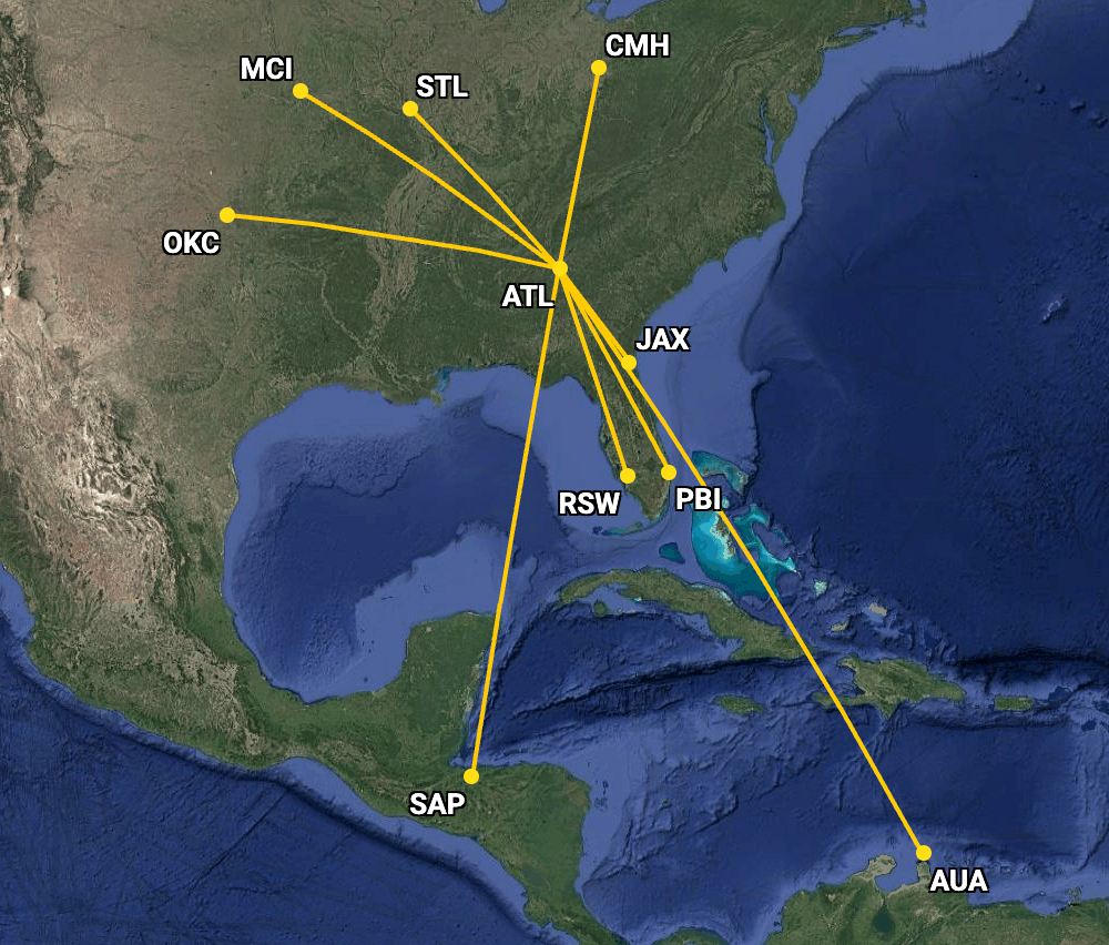 Frontier Airlines se développe à Atlanta alors que Southwest Airlines se rétracte