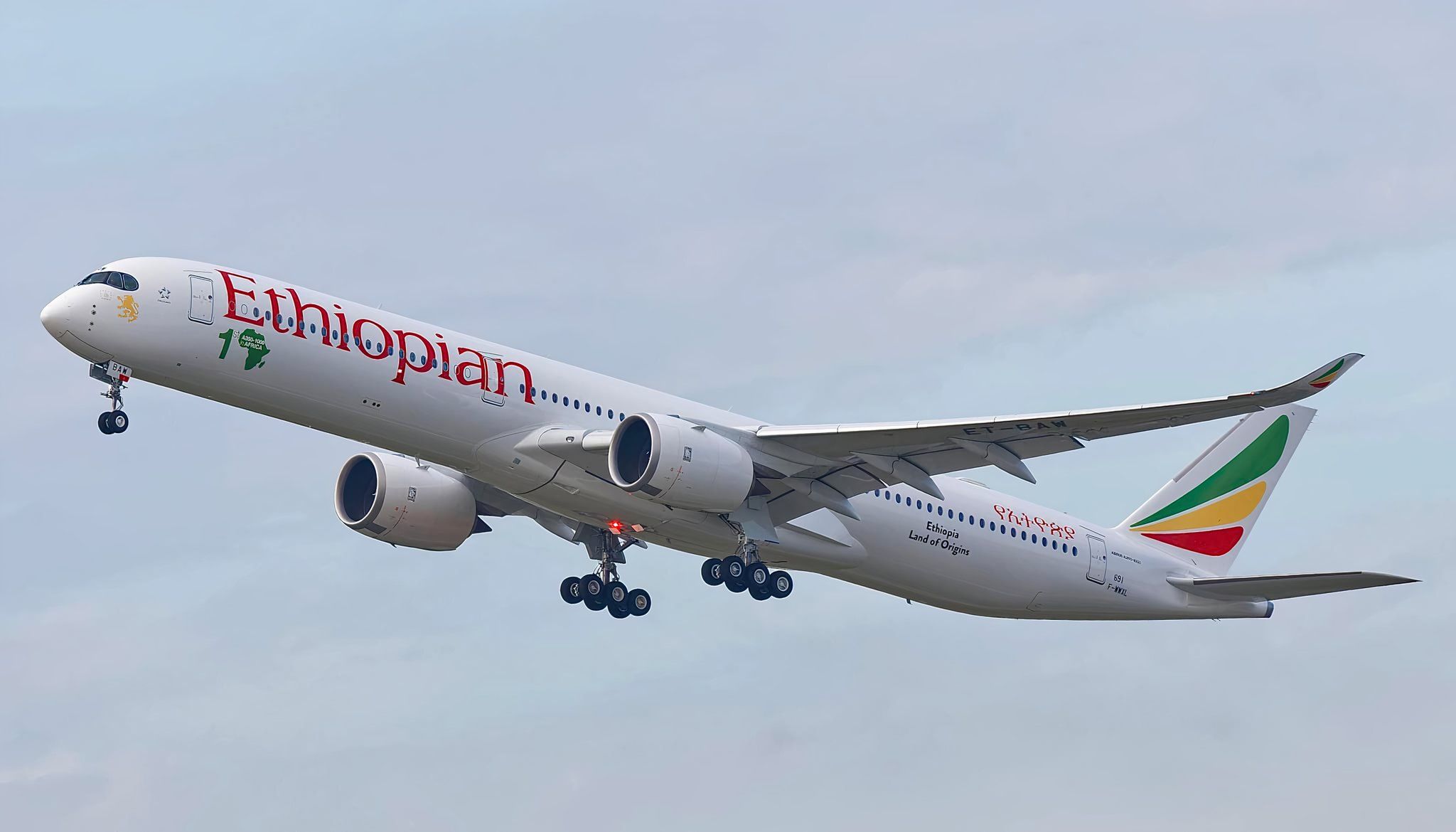 Où Ethiopian Airlines pilote son tout nouvel Airbus A350-1000 jusqu'à présent