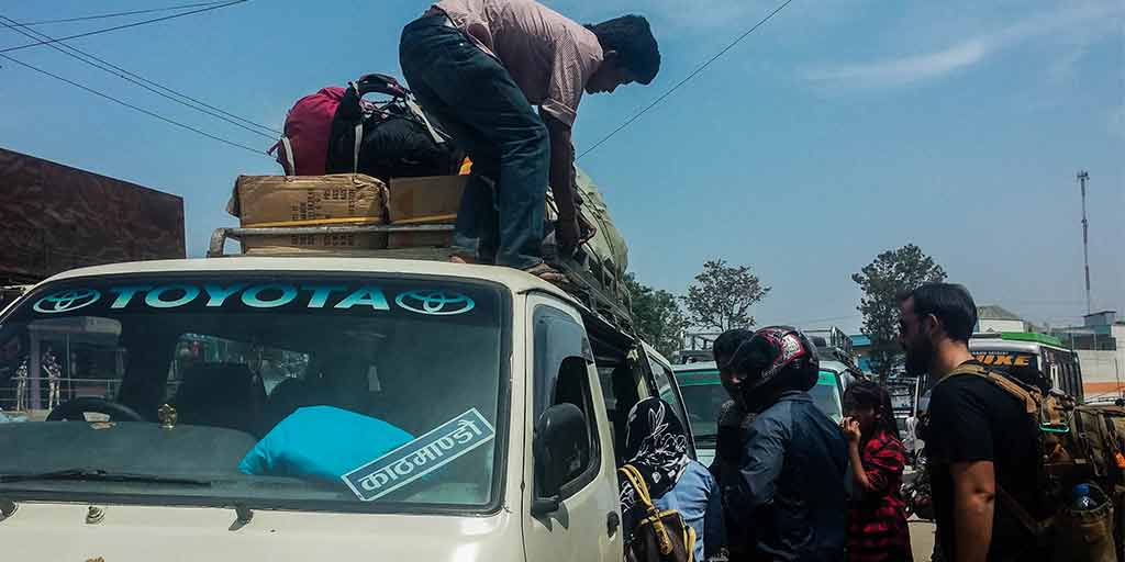 Allontanarsi in Nepal: aerei, treni e autobus
