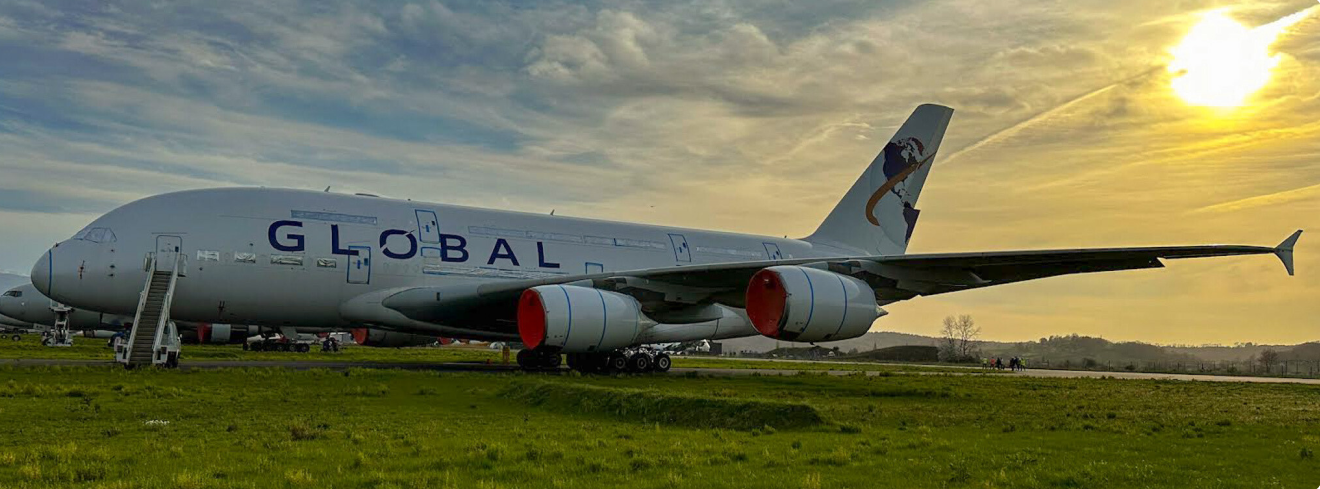 Exclusivo: Global Airlines toma posesión de su primer Airbus A380