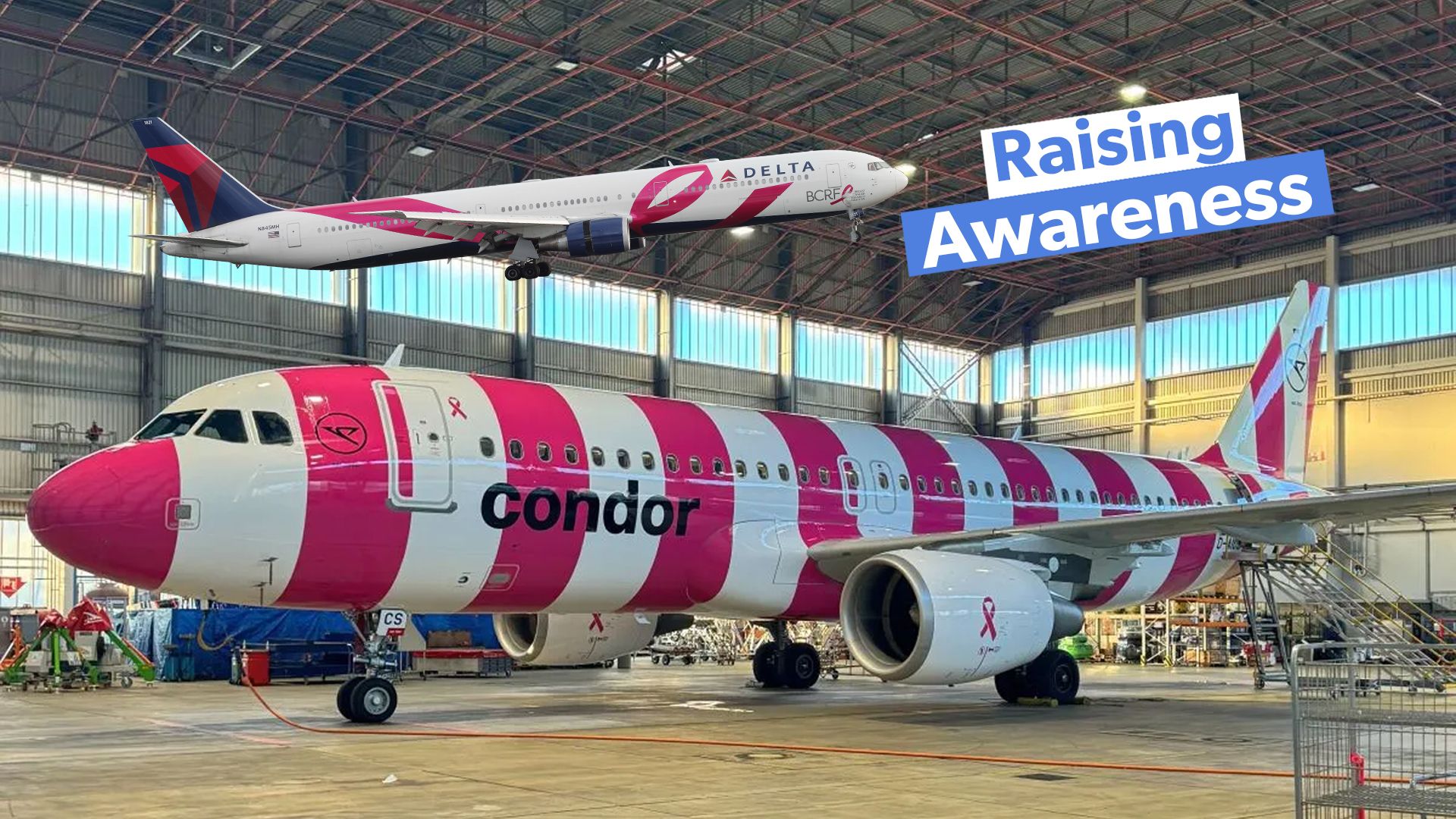 Buenas Liveries para una gran causa: los mejores esquemas de pintura de la aerolínea del mes de cáncer de mama