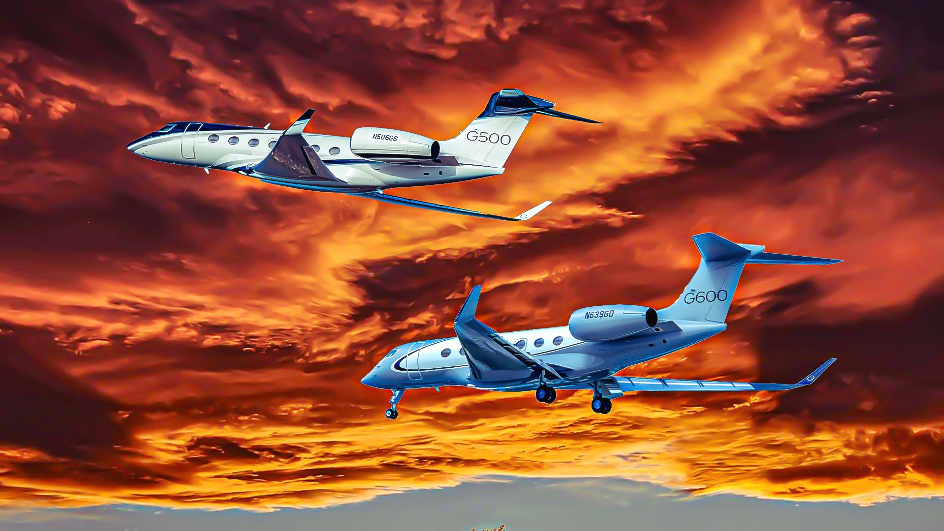 Les 2 lourds jets que Gulfstream produit actuellement
