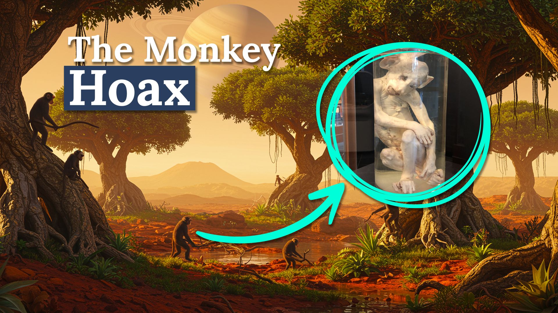 Cómo un mono de Marte casi engañó a los Estados Unidos (y puedes ver este engaño "alienígena" en un museo de Georgia hoy)