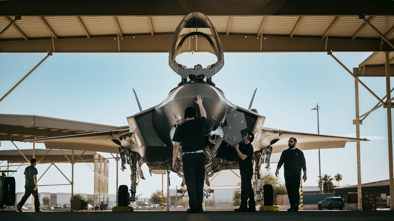 1er Belge F-35A Lightning II atterrit à Luke Air Force Base